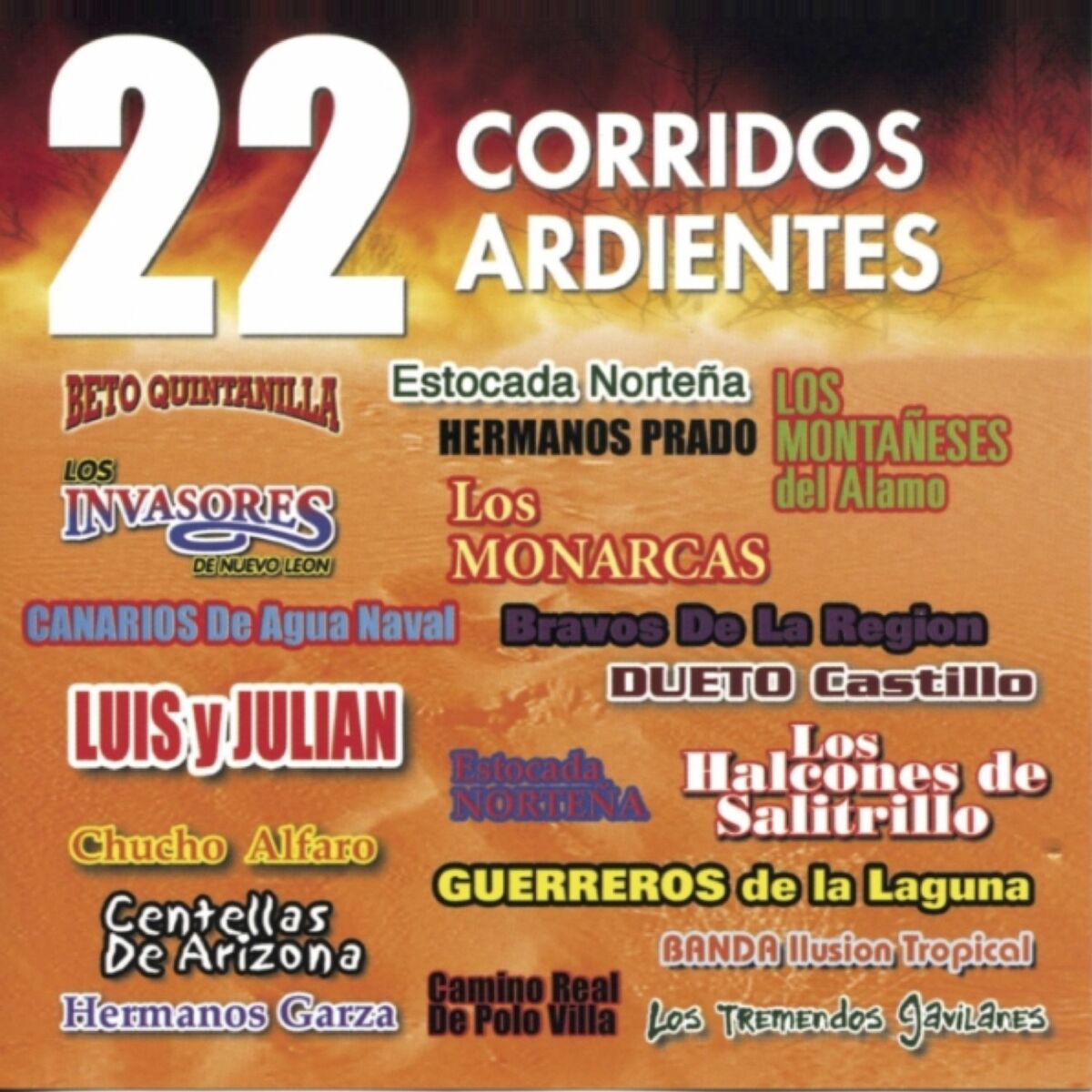 Album cover of 22 Corridos Ardientes
