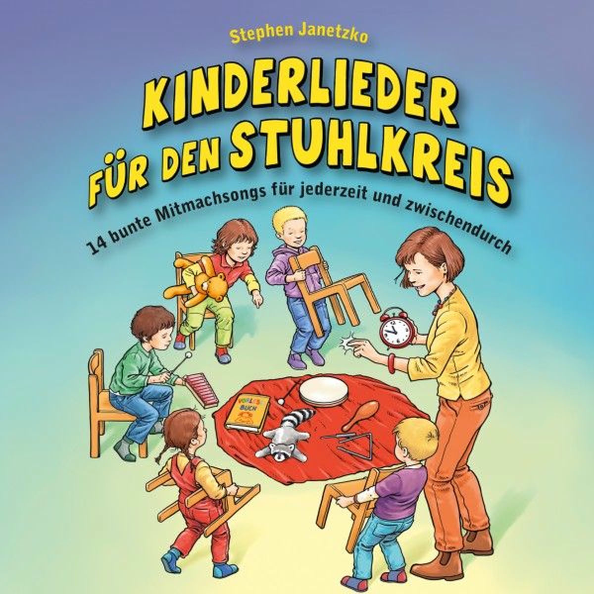 Album cover of Kinderlieder für den Stuhlkreis - 14 bunte Mitmachsongs für jederzeit und zwischendurch