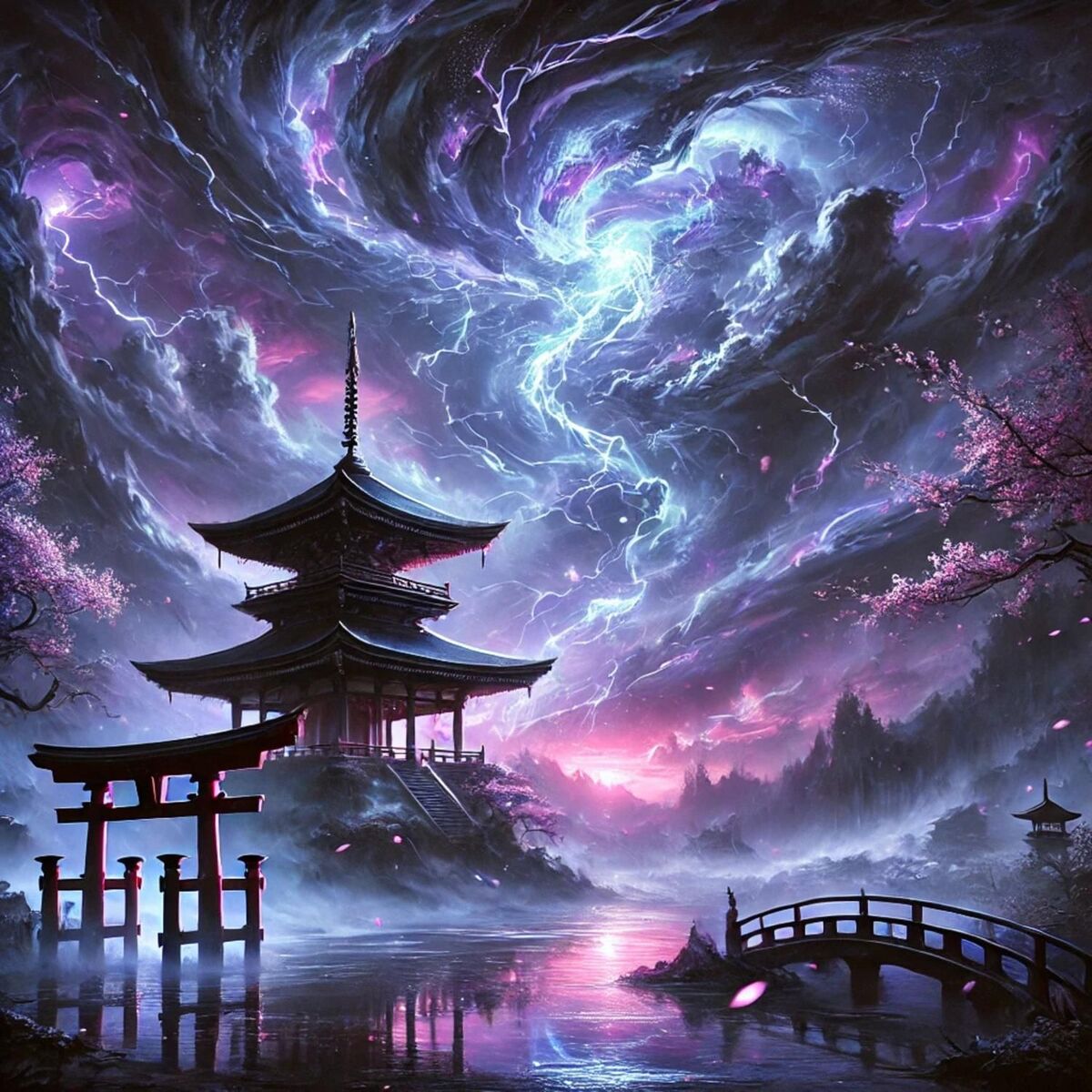 Album cover of Zen Japonais Éthéré dans la Tempête