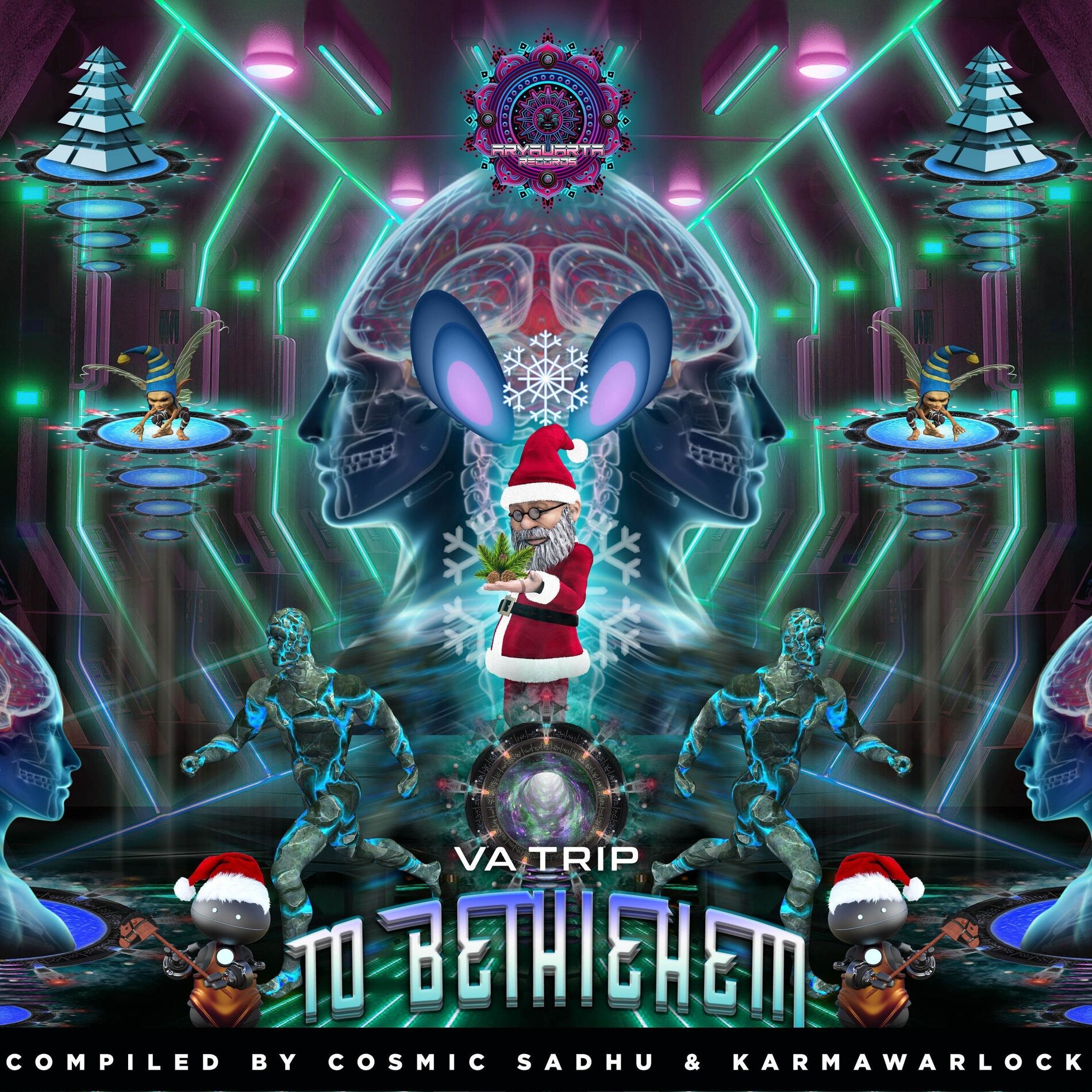 Album cover of Trip To Bethlehem Compiled By Cosmic Sadhu & karmawarlock