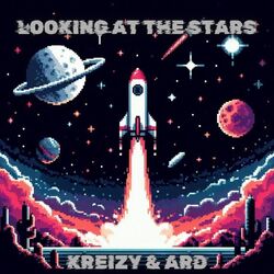 Cover of LOOKING AT THE STARS (feat. KREIZY)