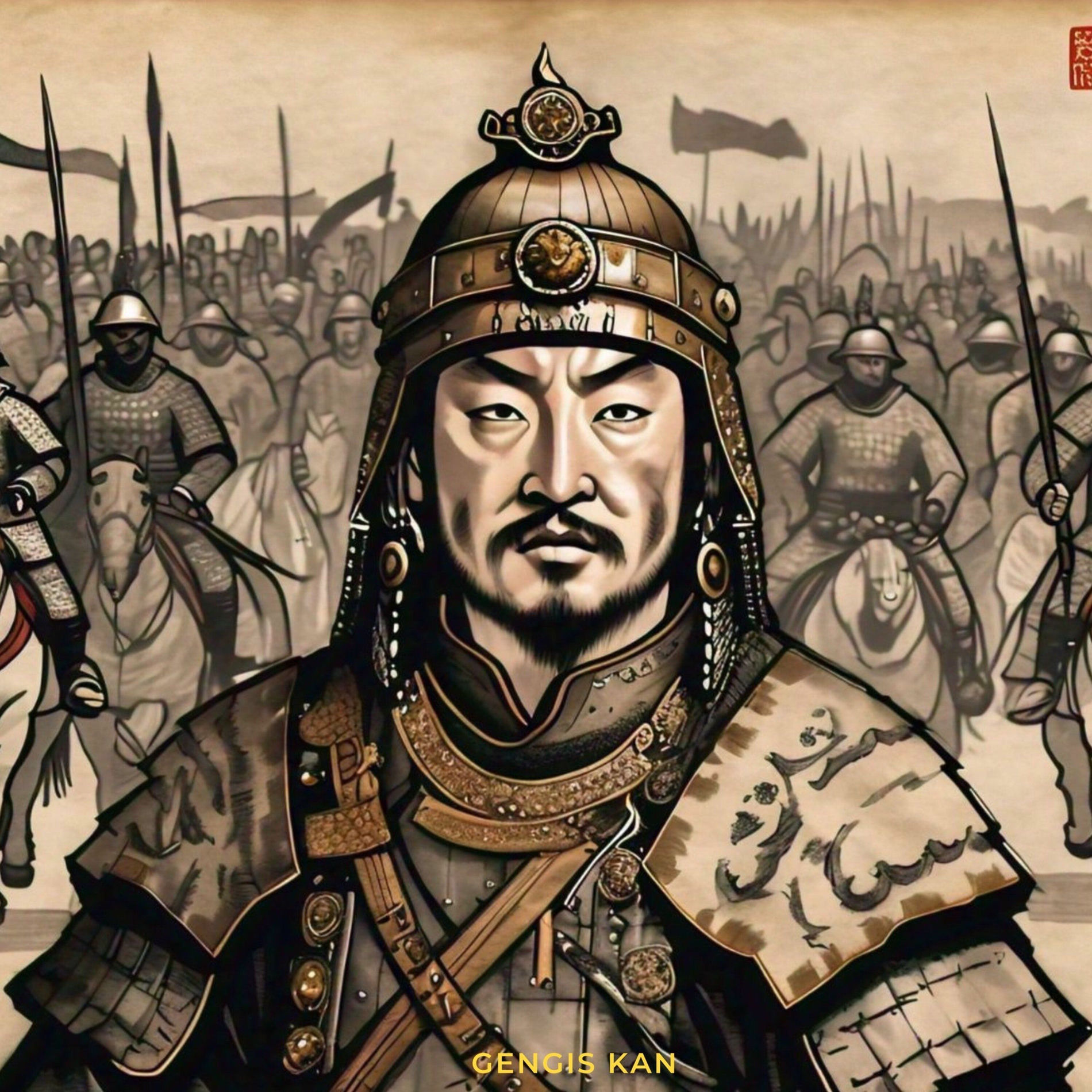 Album cover of Gengis Kan