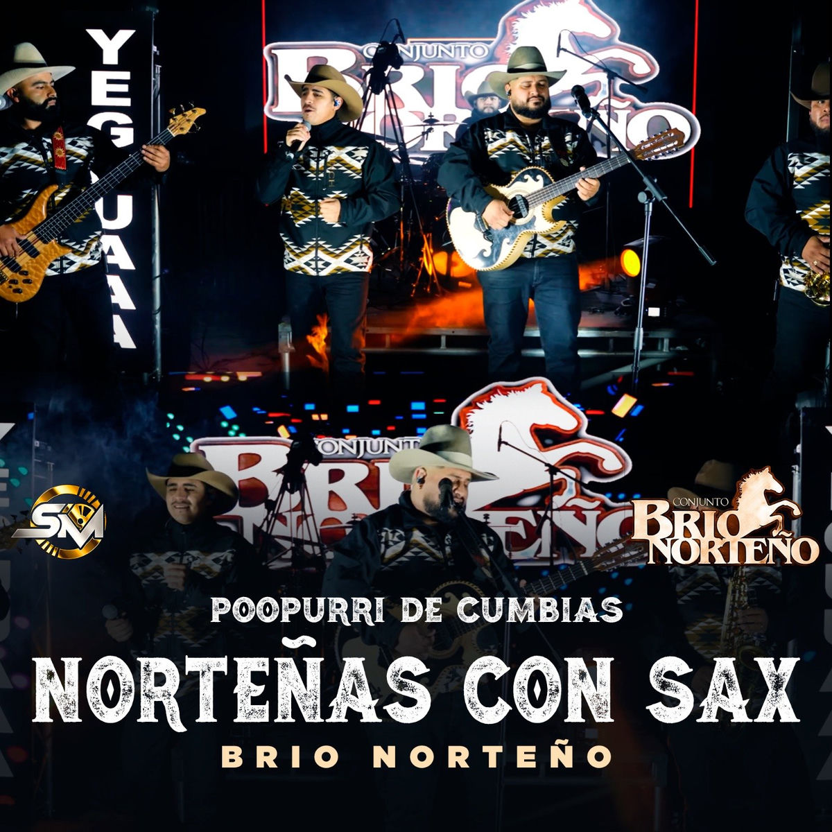 Album cover of Popurri De Cumbias: Nortenas Con Sax