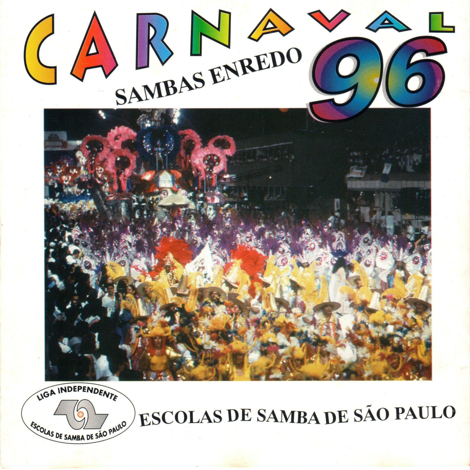 Album cover of Sambas Enredo Carnaval 96 - Escolas de Samba de São Paulo