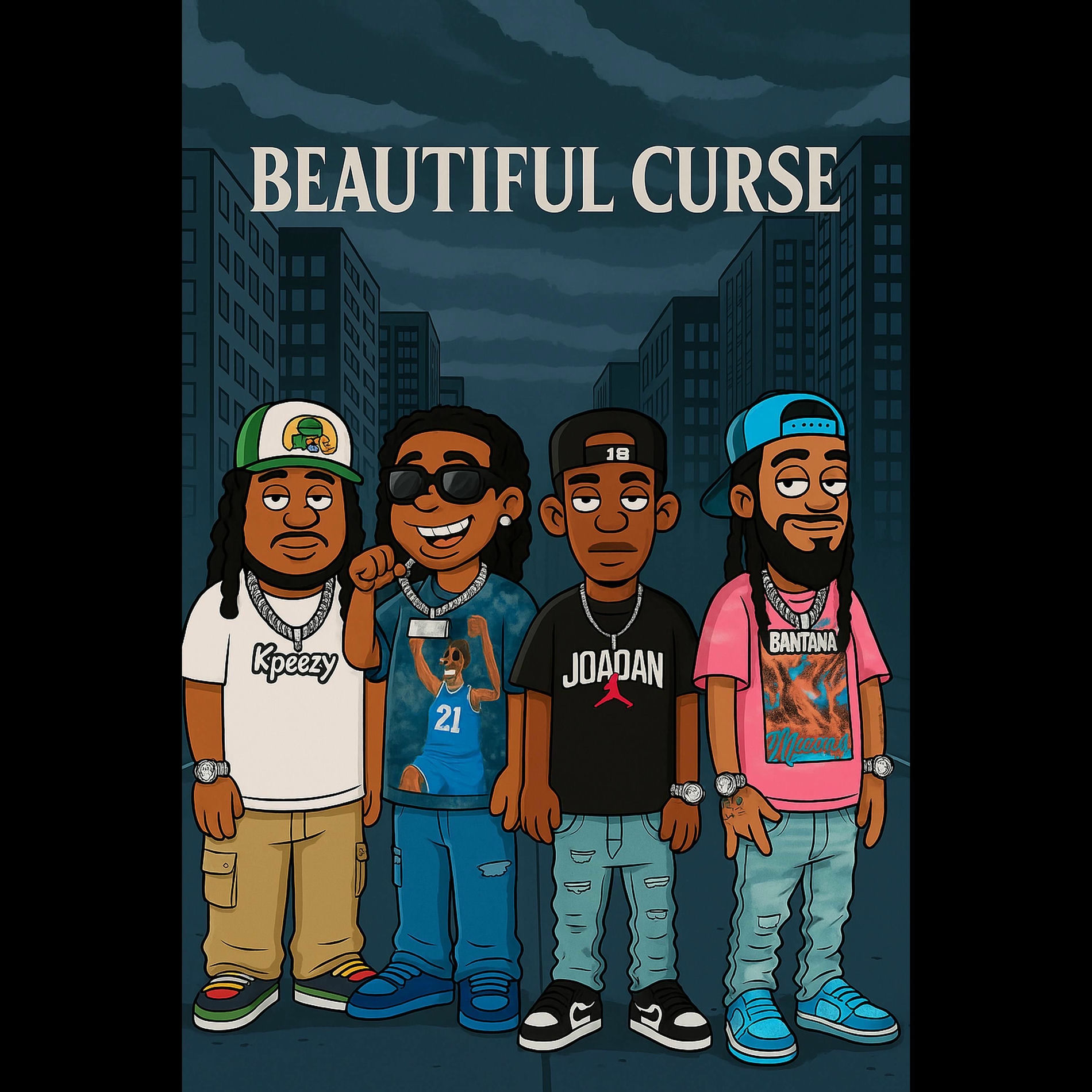 Album cover of Beautiful Curse (feat. Lash, Bossmade & Santana Ramirez)