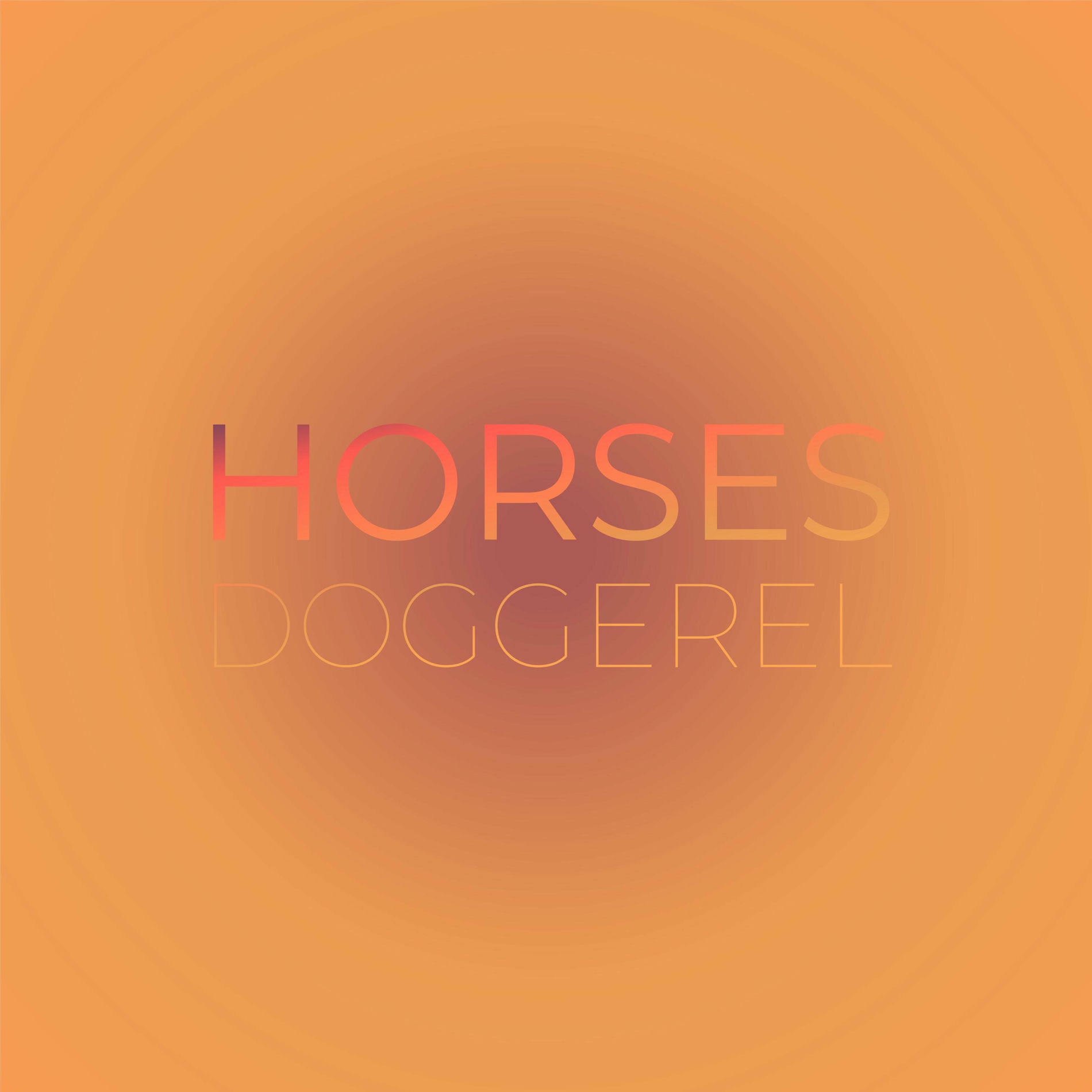 Album cover of Horses Doggerel