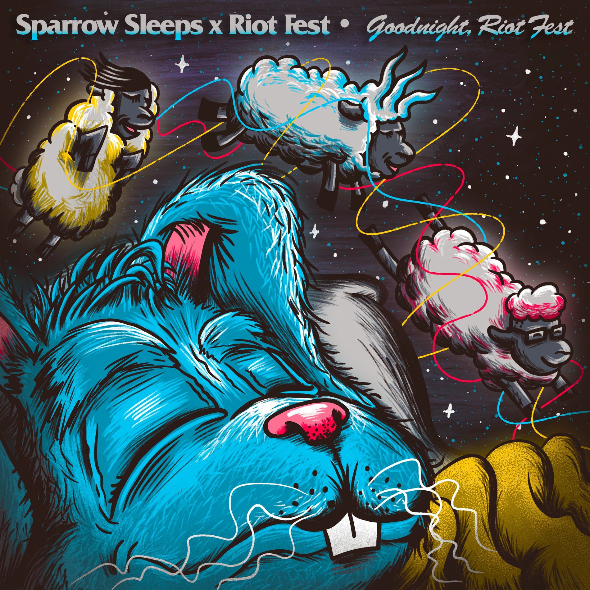Album cover of Goodnight, Riot Fest: The Official Riot Fest 2025 Lullaby Compilation