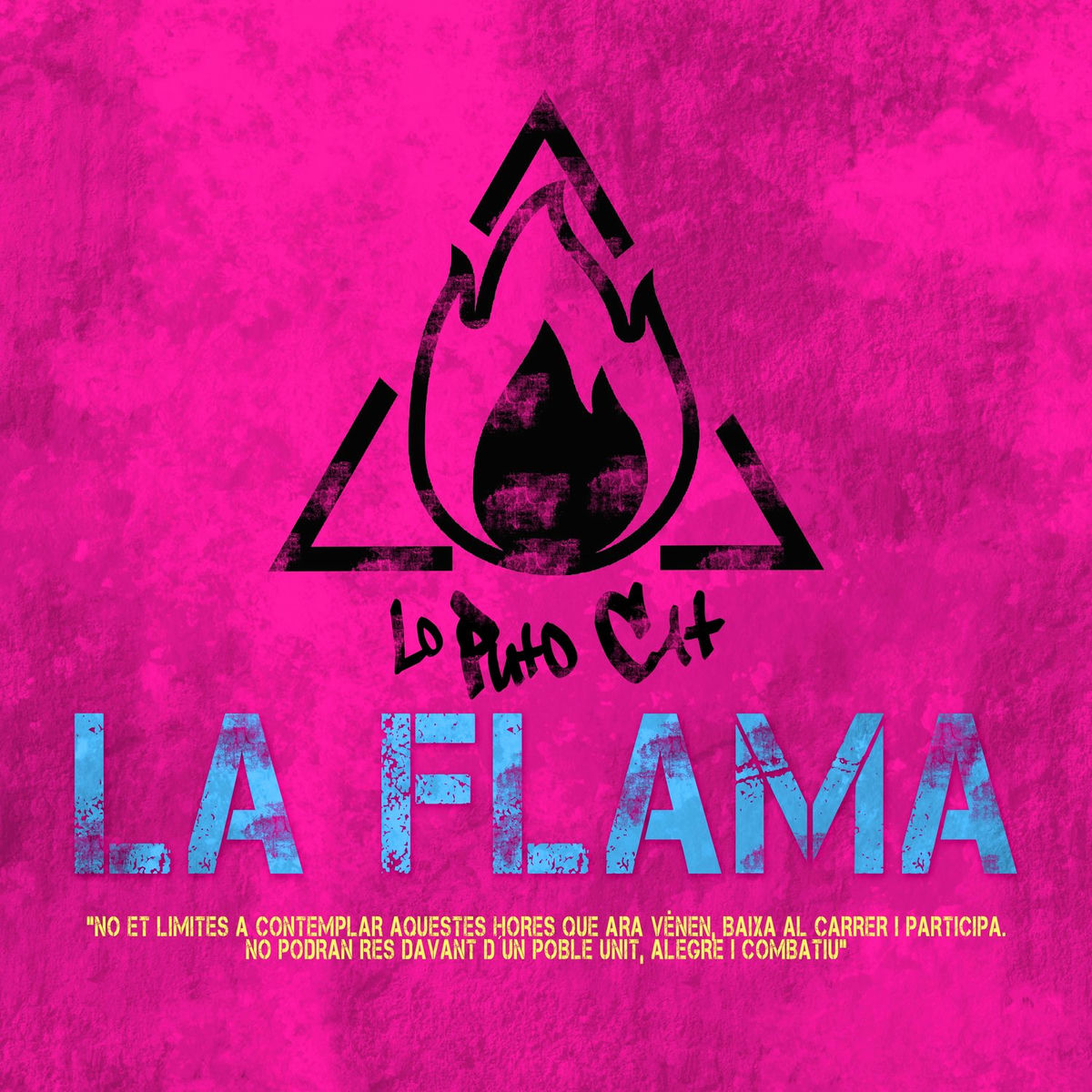 Album cover of La flama (Lo Puto Cat Remix)