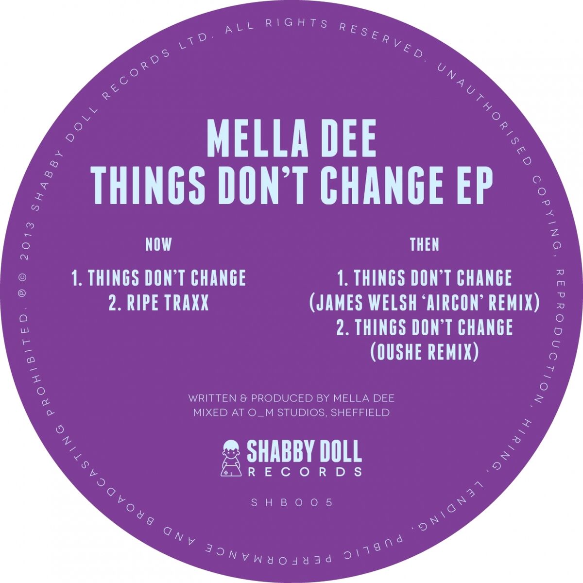 Album cover of Things Don't Change