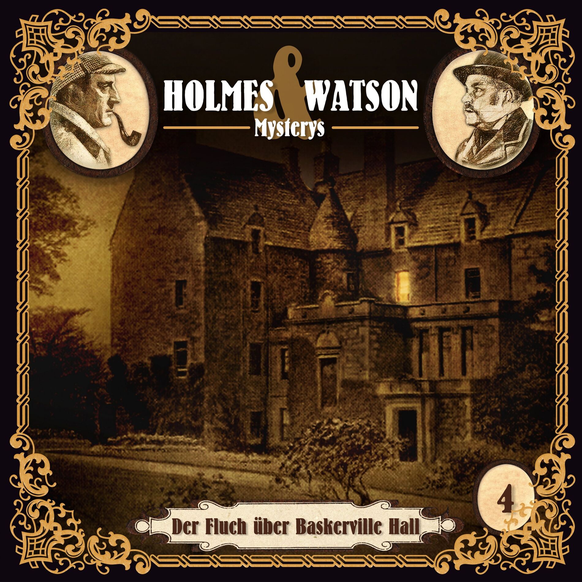 Album cover of Holmes & Watson Mysterys Teil 4 - Der Fluch über Baskerville Hall (Teil 1)