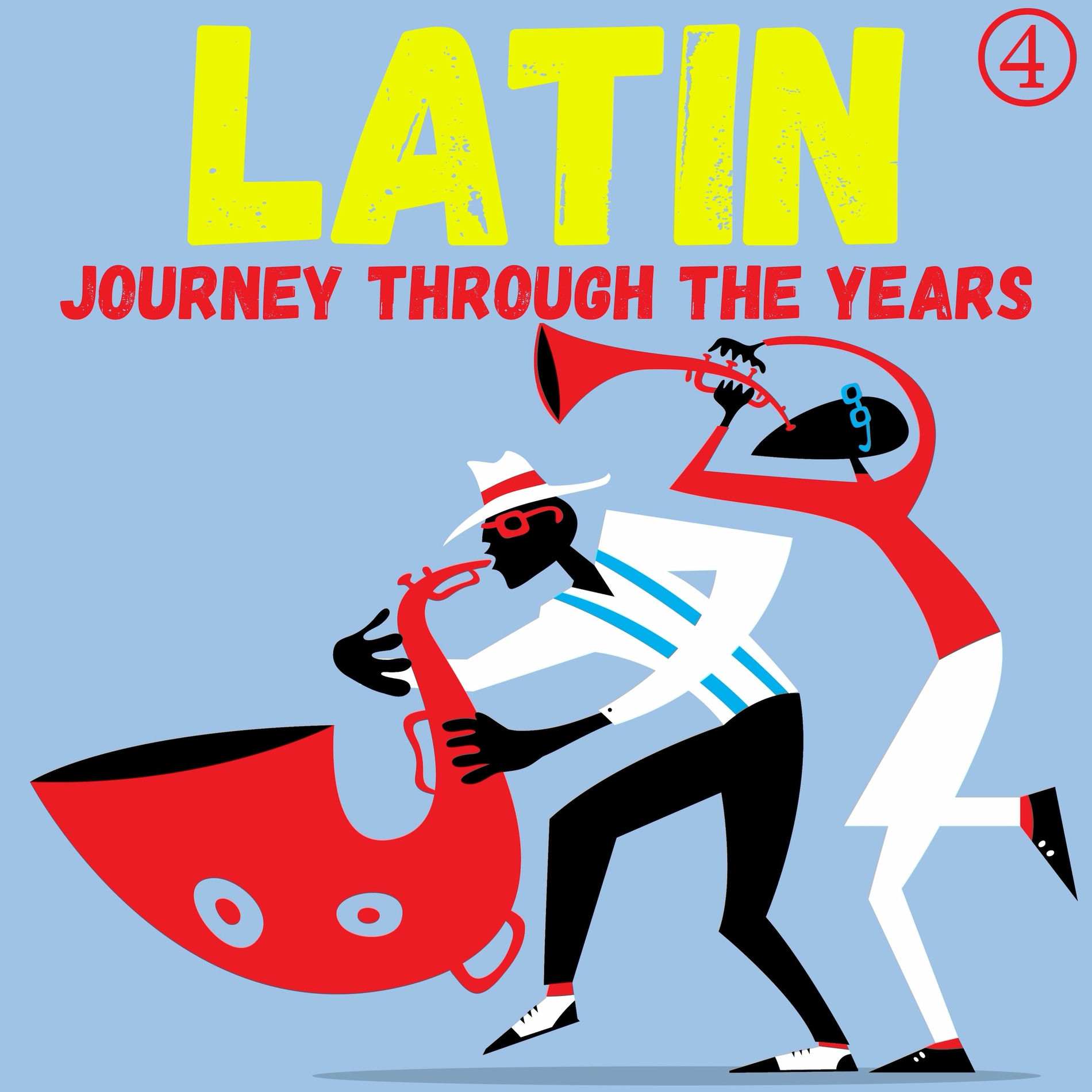 Album cover of Un viaje latino a través de los años, Volumen 4
