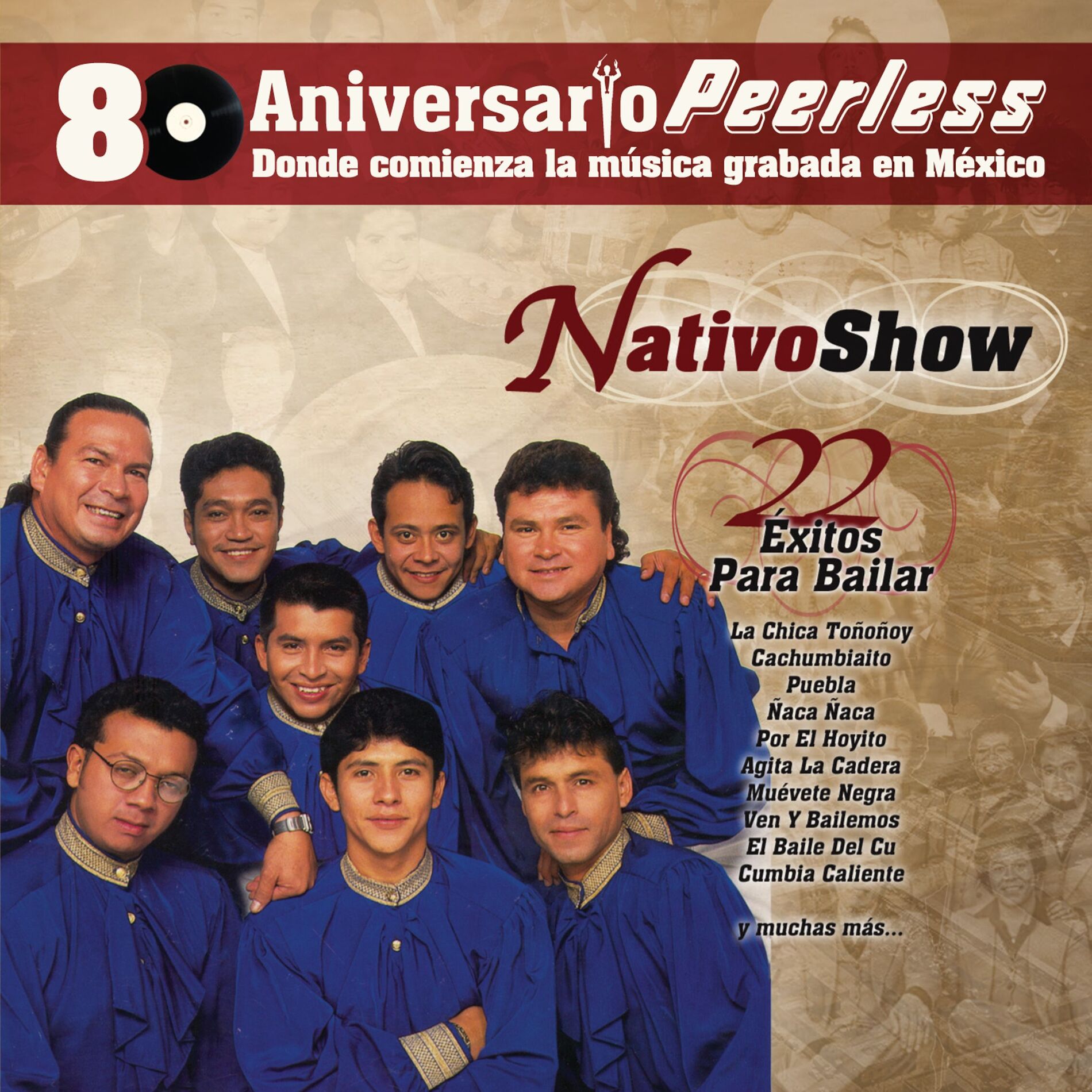 Album cover of Peerless 80 Aniversario - 22 Exitos para Bailar