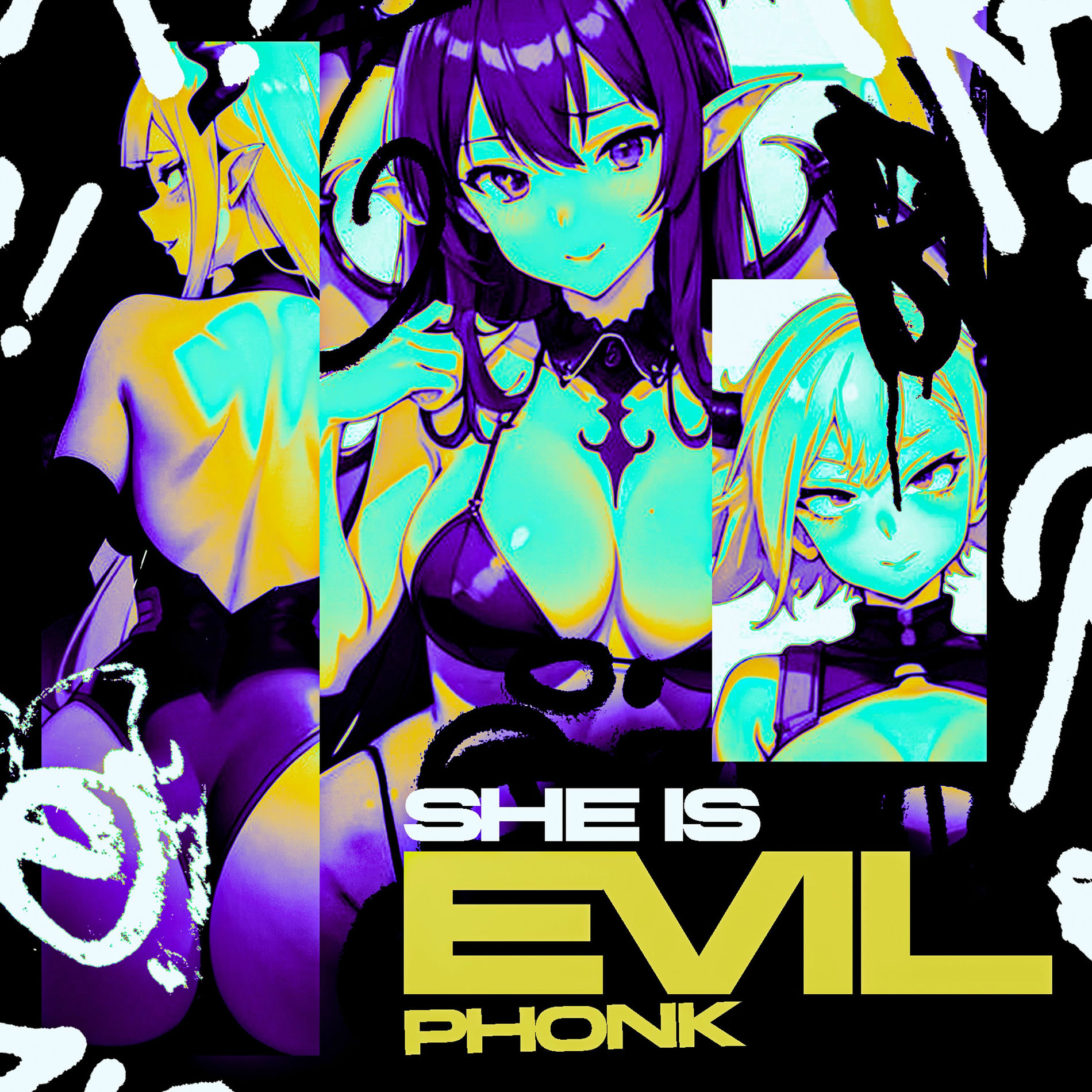 Album cover of She Is Evil Phonk