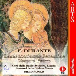 Cover of Durante: Jeremiae Prophetae & Vespro Breve