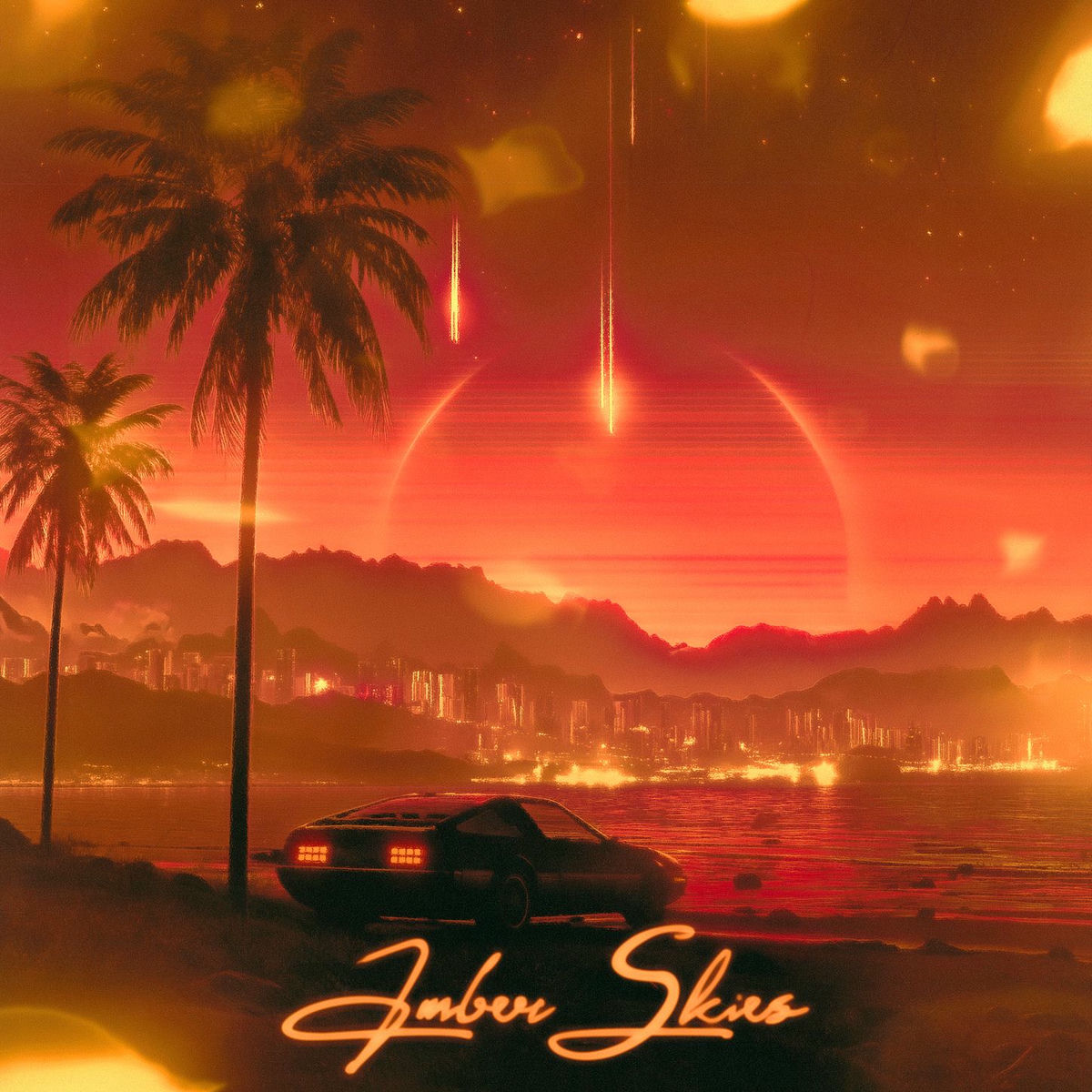 Album cover of Amber Skies