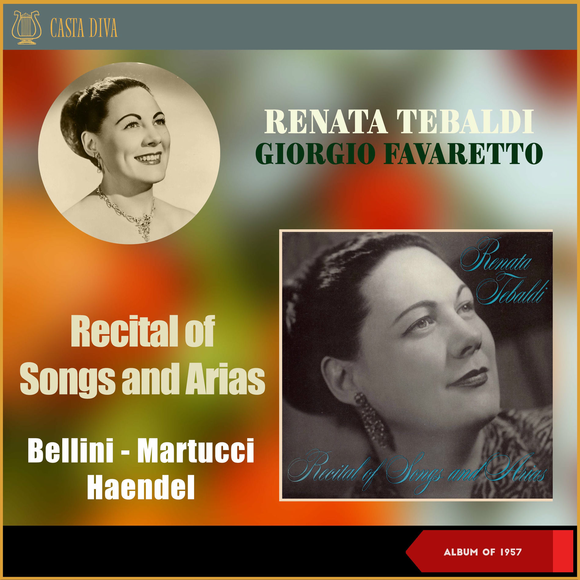 Album cover of Recital of Songs and Arias (Album of 1957)