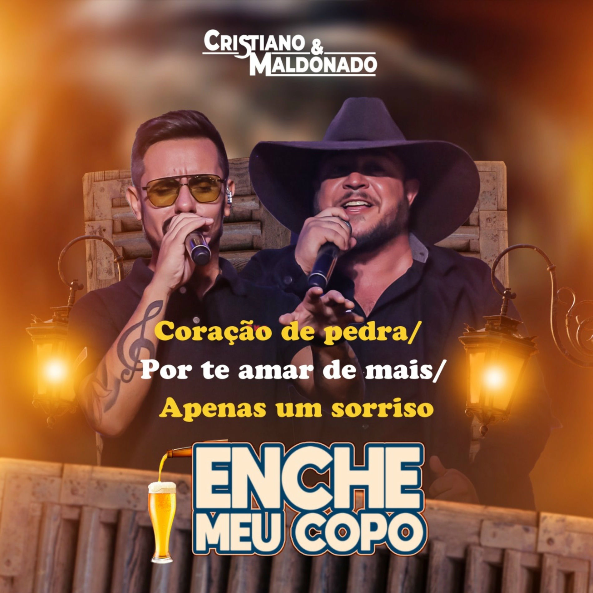 Album cover of Pout Pourri: Coração de Pedra / Por Te Amar Demais / Apenas um Sorriso