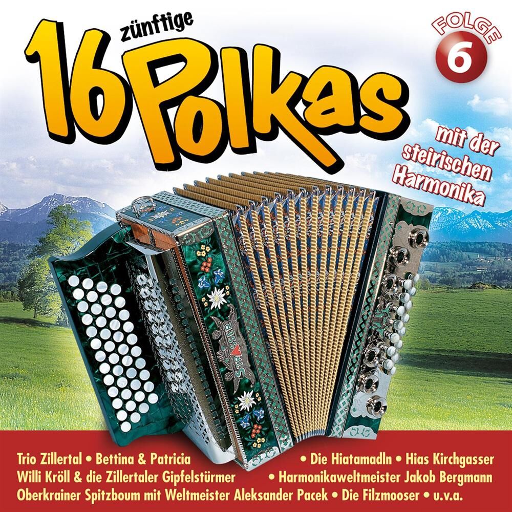 Picture of 16 zünftige Polkas mit der steirischen Harmonika - Folge 6