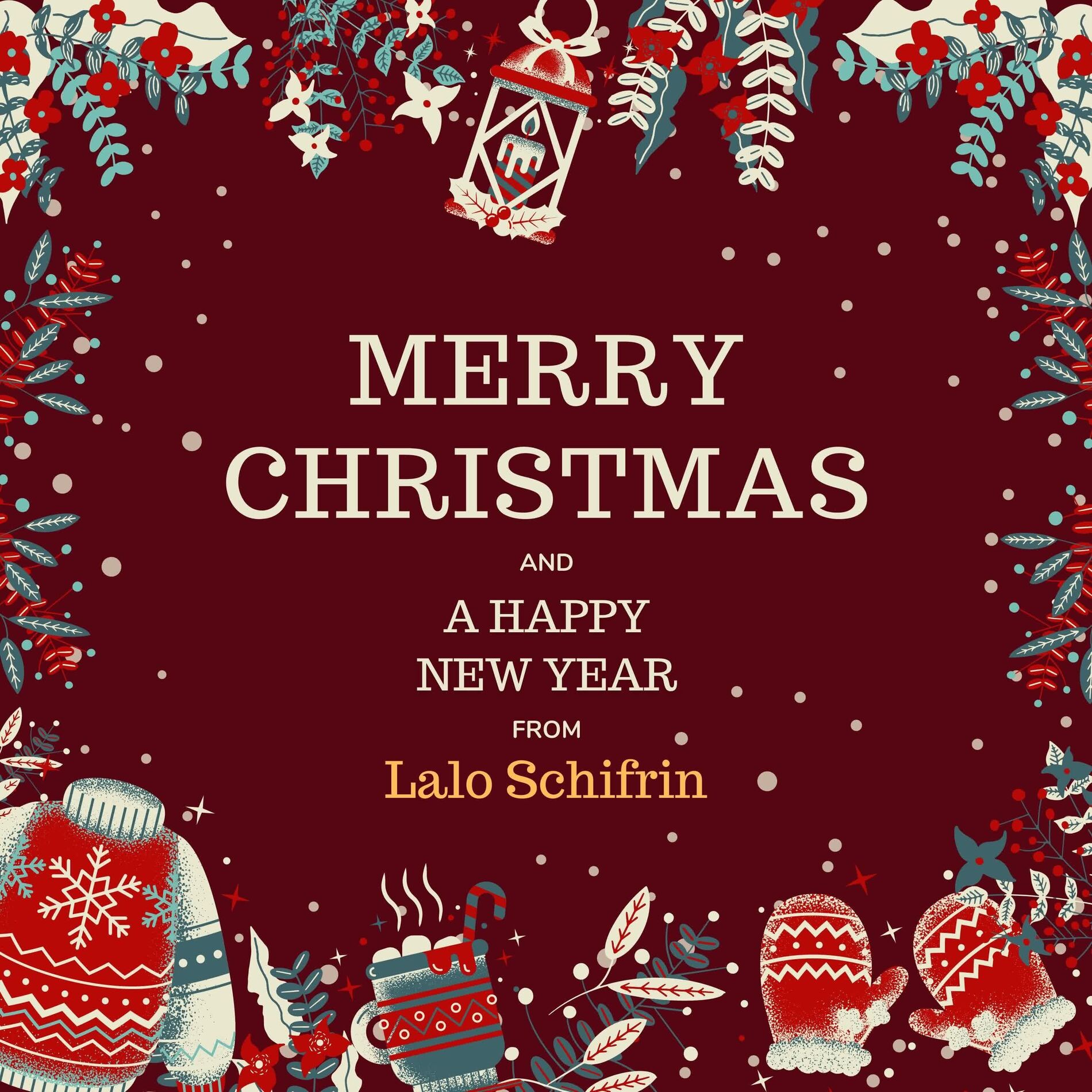 Album cover of Merry Christmas and A Happy New Year from Lalo Schifrin