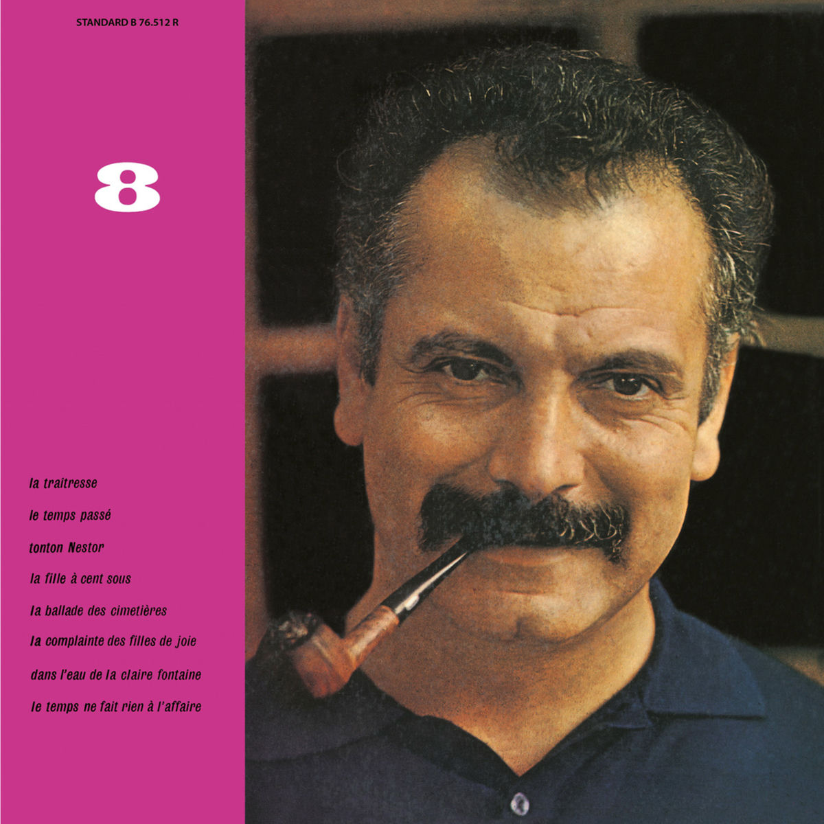 Album cover of Georges Brassens N°8