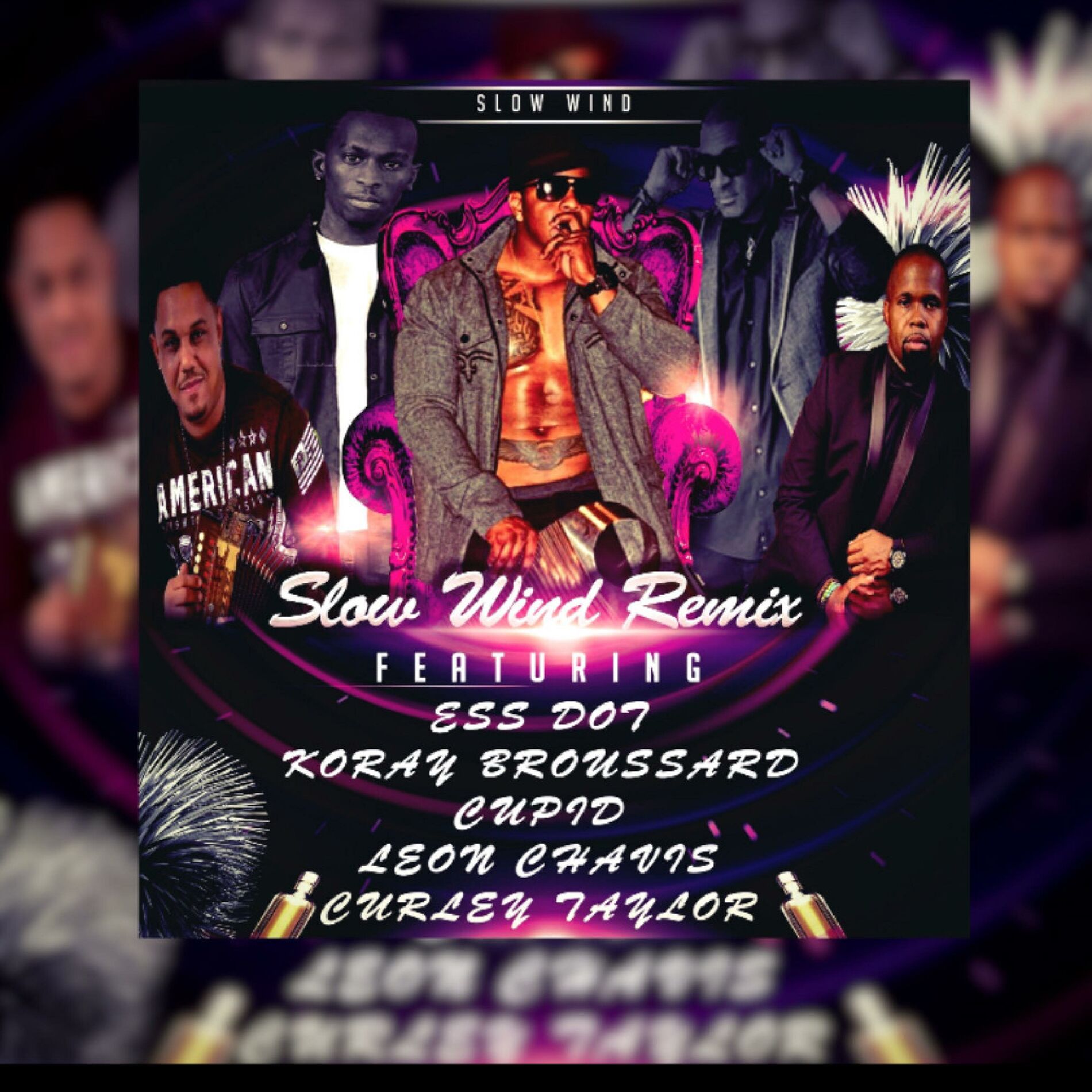 Album cover of Slow Wind Remix (feat. Cupid, Curley Taylor, Leon Chavis & Koray Broussard)