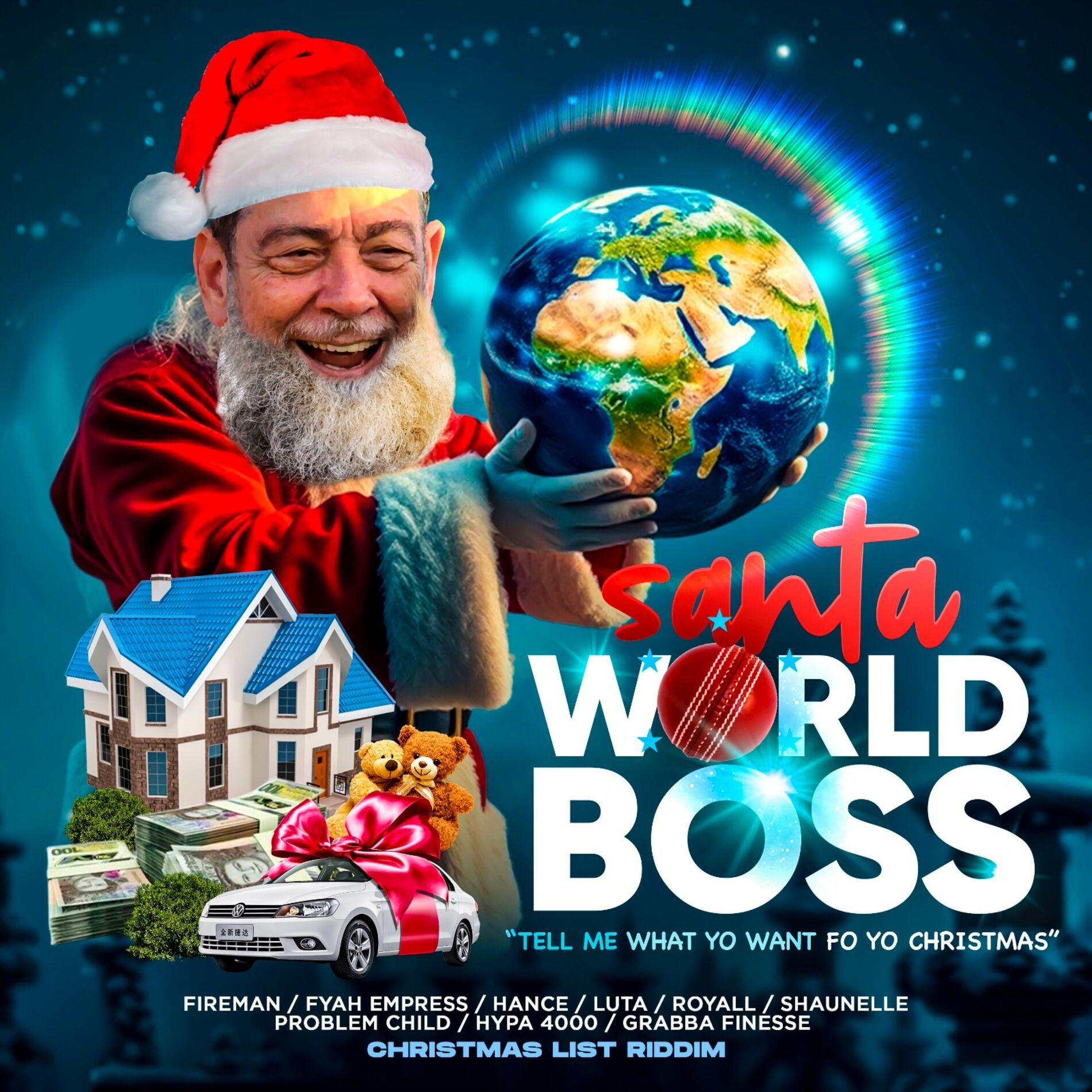 Album cover of Santa World Boss (Christmas List Riddim)