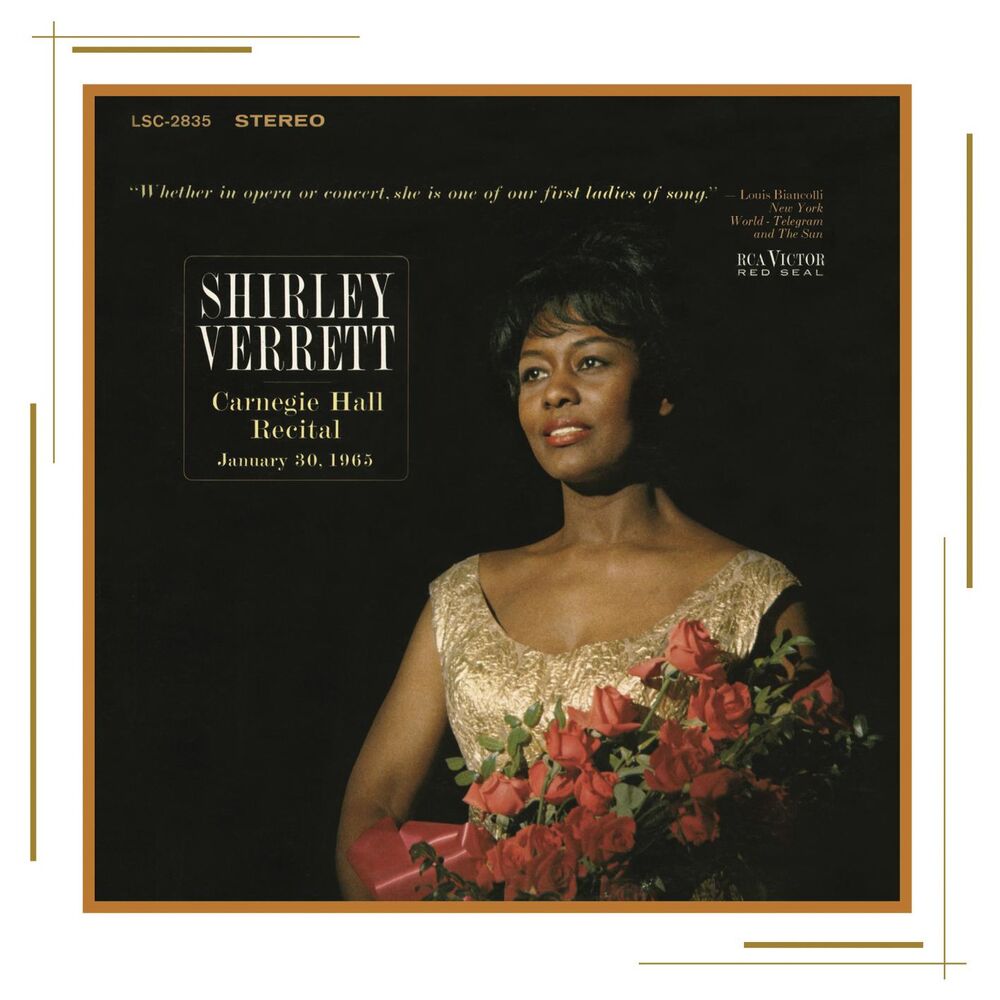Picture of Shirley Verrett at Carnegie Hall, New York City, January 30, 1965