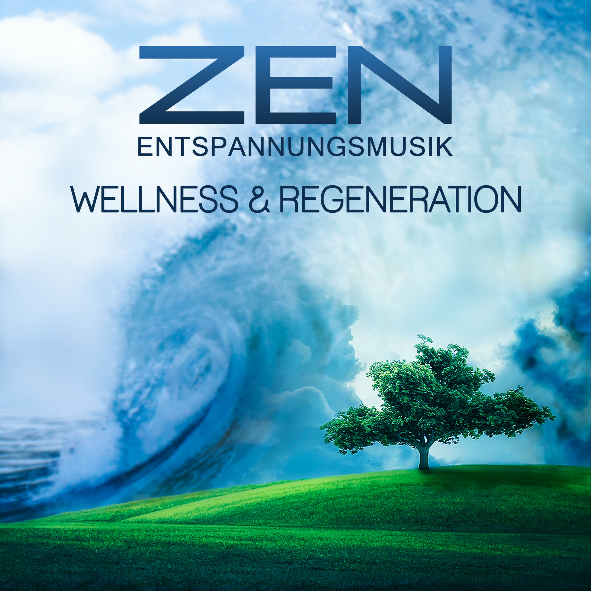 Album cover of Zen Entspannungsmusik Wellness & Regeneration - Musik für Yoga, Spa, Meditation, Entspannung und Heilung, Ozeanwellen, Naturgeräus