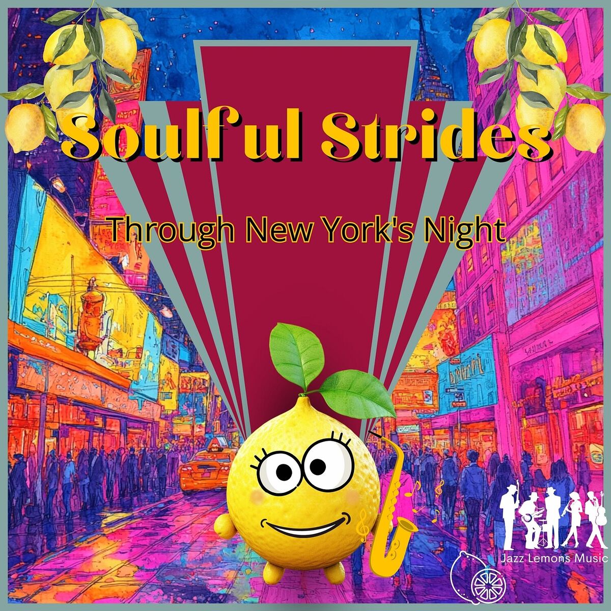 Album cover of Soulful Strides Through New York's Night