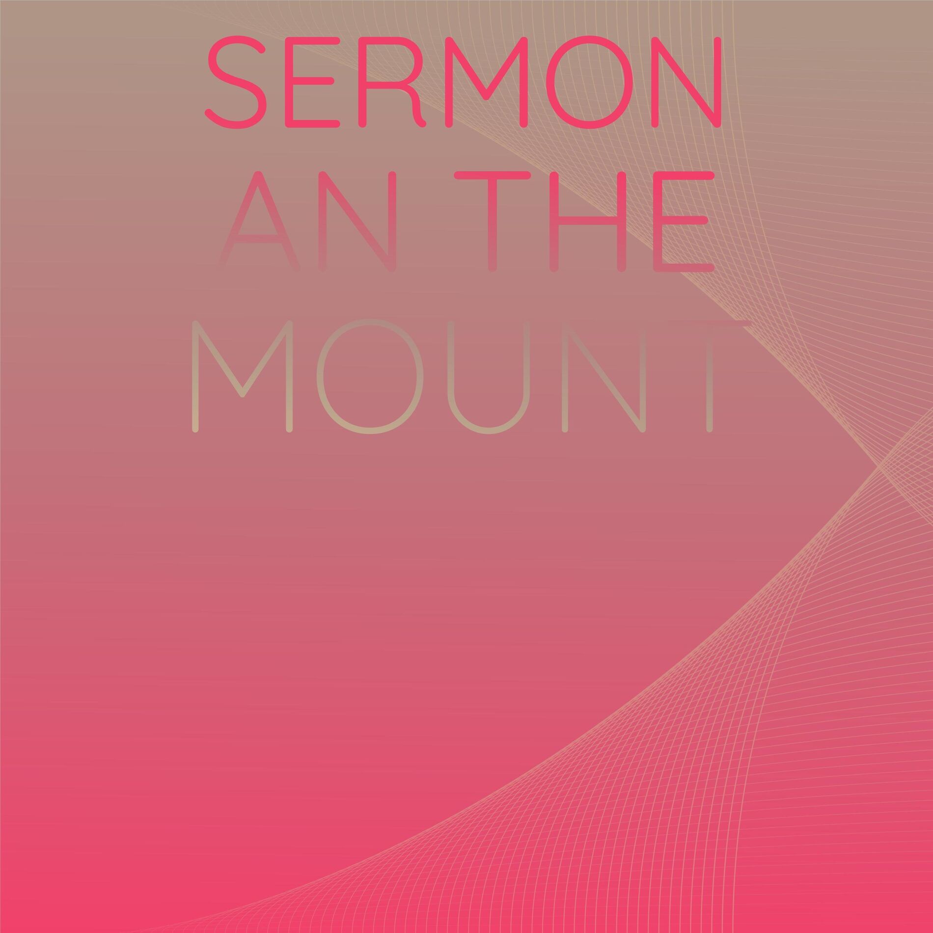 Album cover of Sermon An The Mount