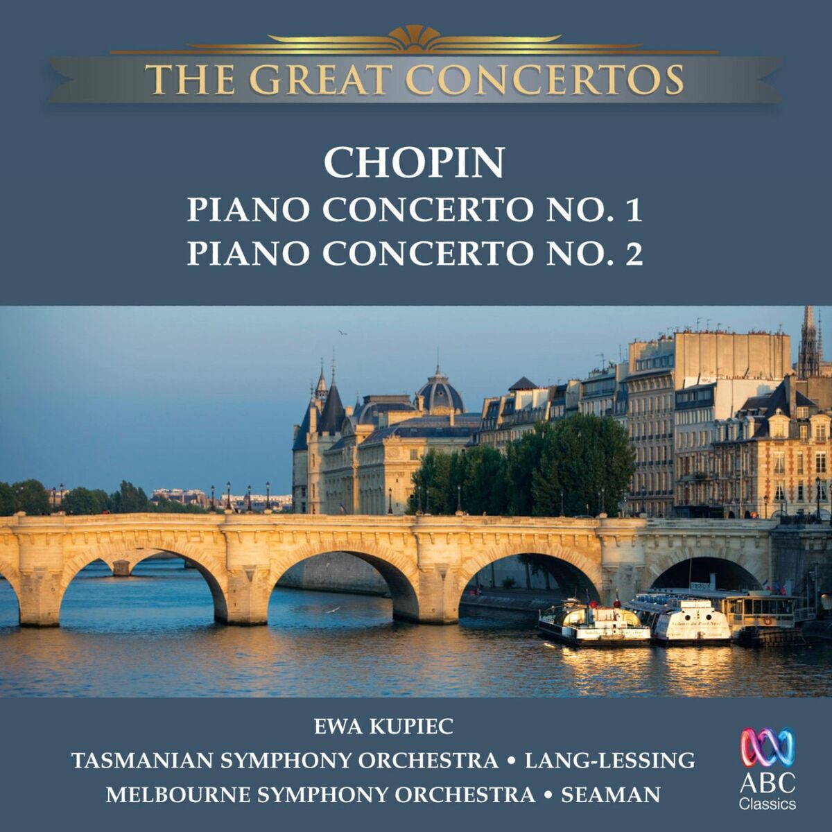 Album cover of The Great Concertos: Chopin - Piano Concertos 1 and 2