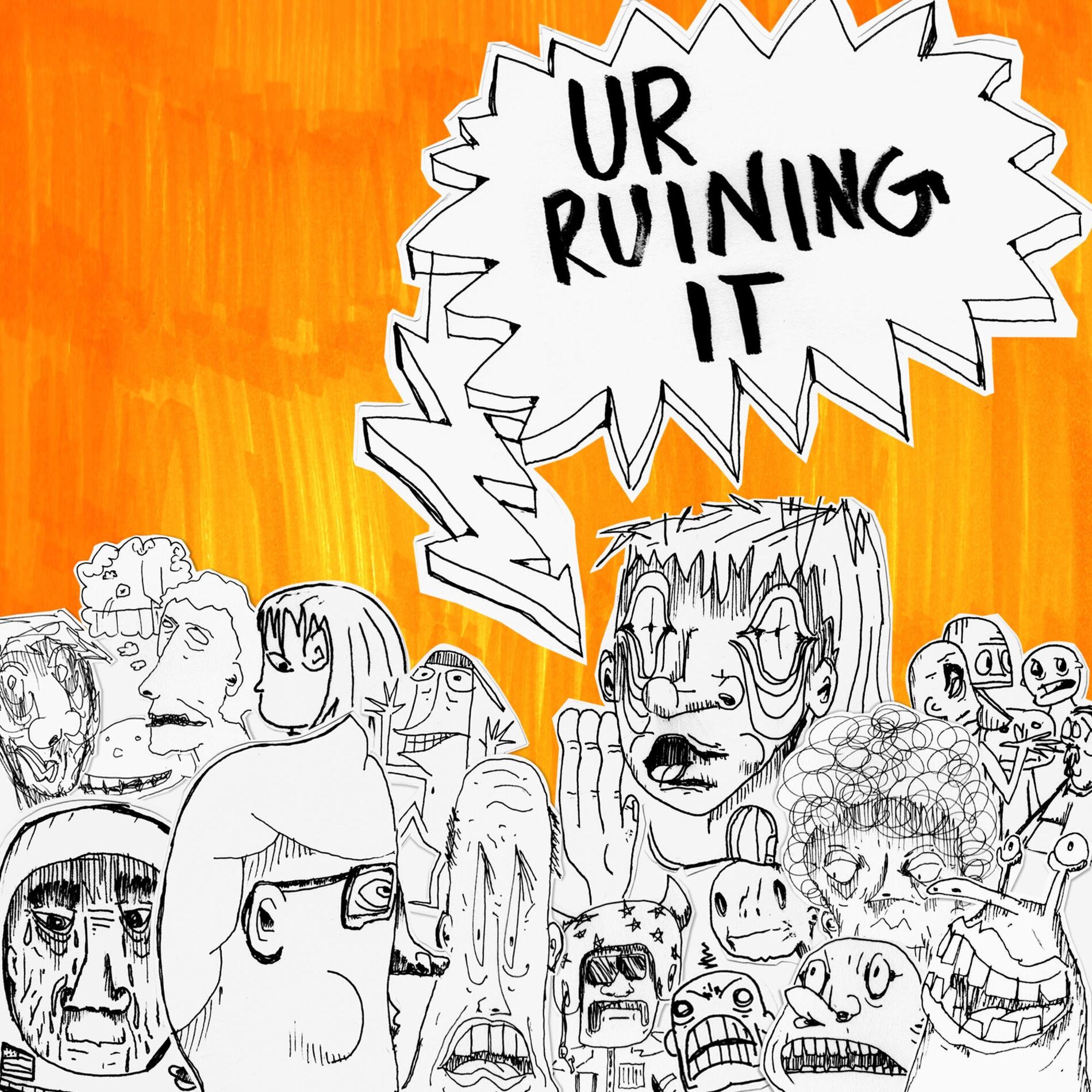 Album cover of ur ruining it !