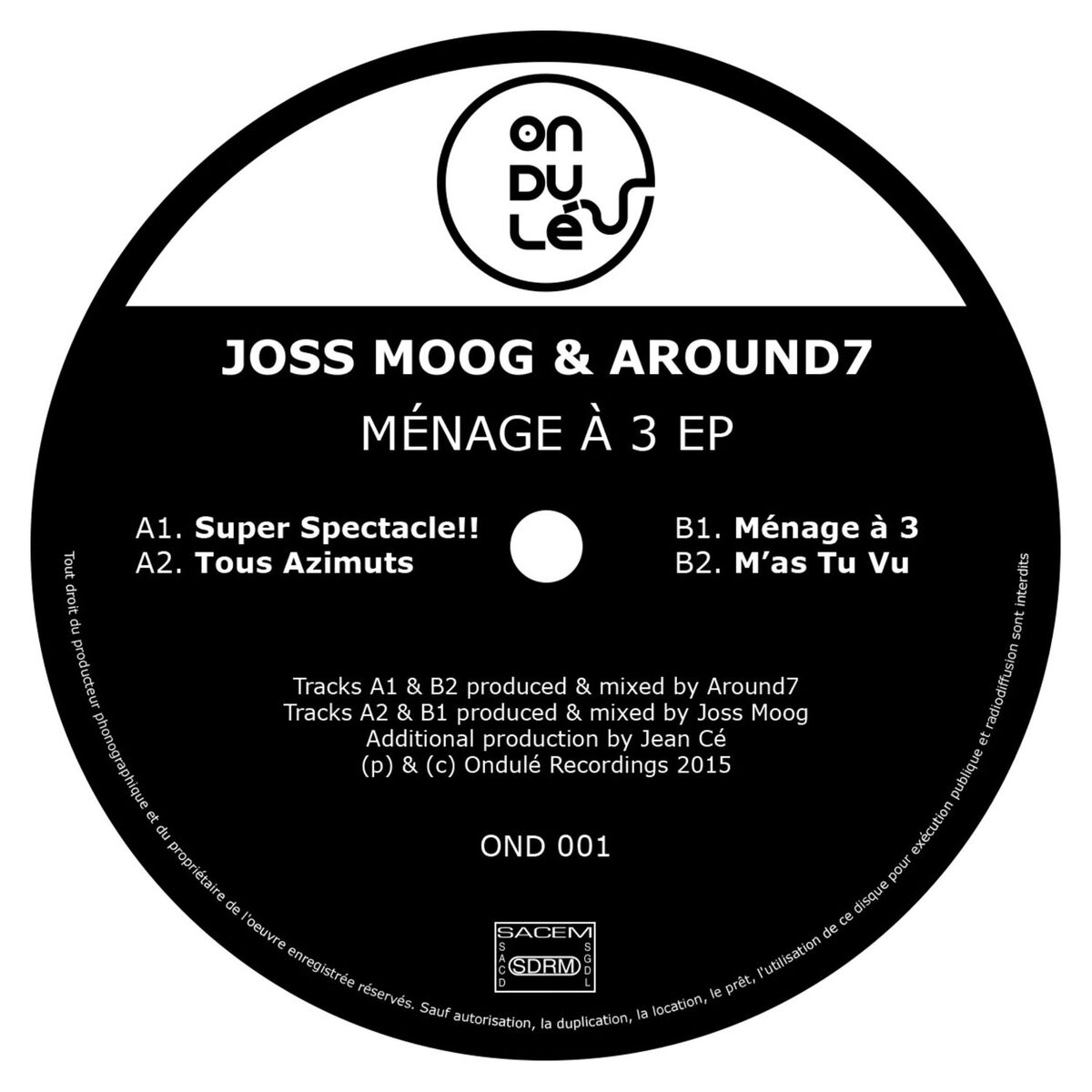 Album cover of Ménage à 3