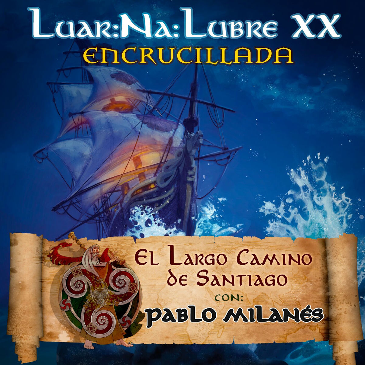 Album cover of El largo camino de Santiago (con Pablo Milanés)