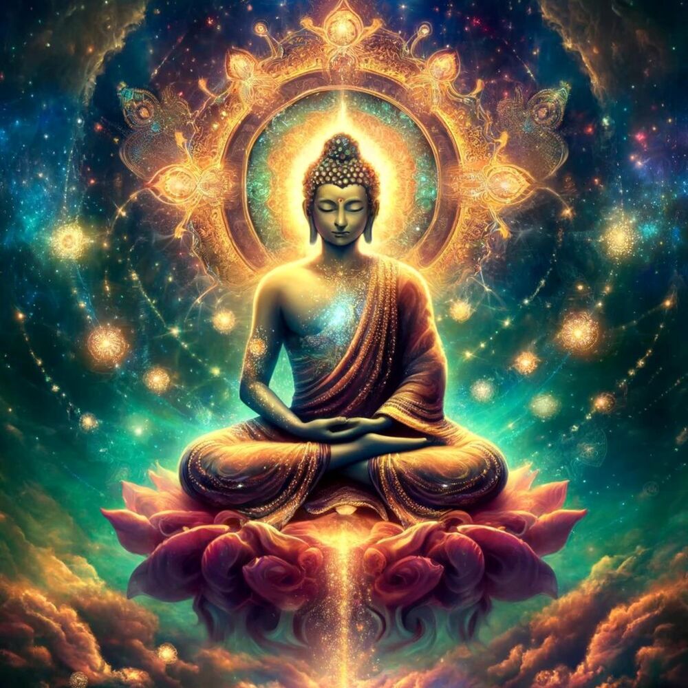 Picture of Tibetan Awareness: Temple of Meditation, Tibetan Frequency, Buddhist Self-Consciousness