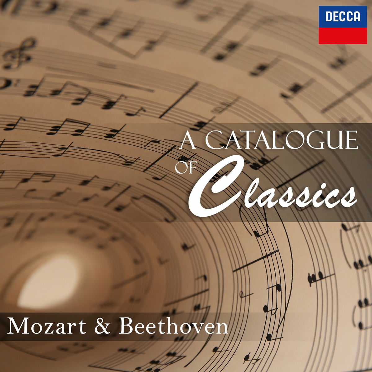 Album cover of A Catalogue of Classics: Mozart & Beethoven
