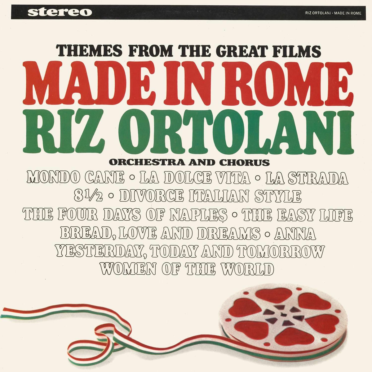Album cover of Made in Rome - Themes from the Great Films