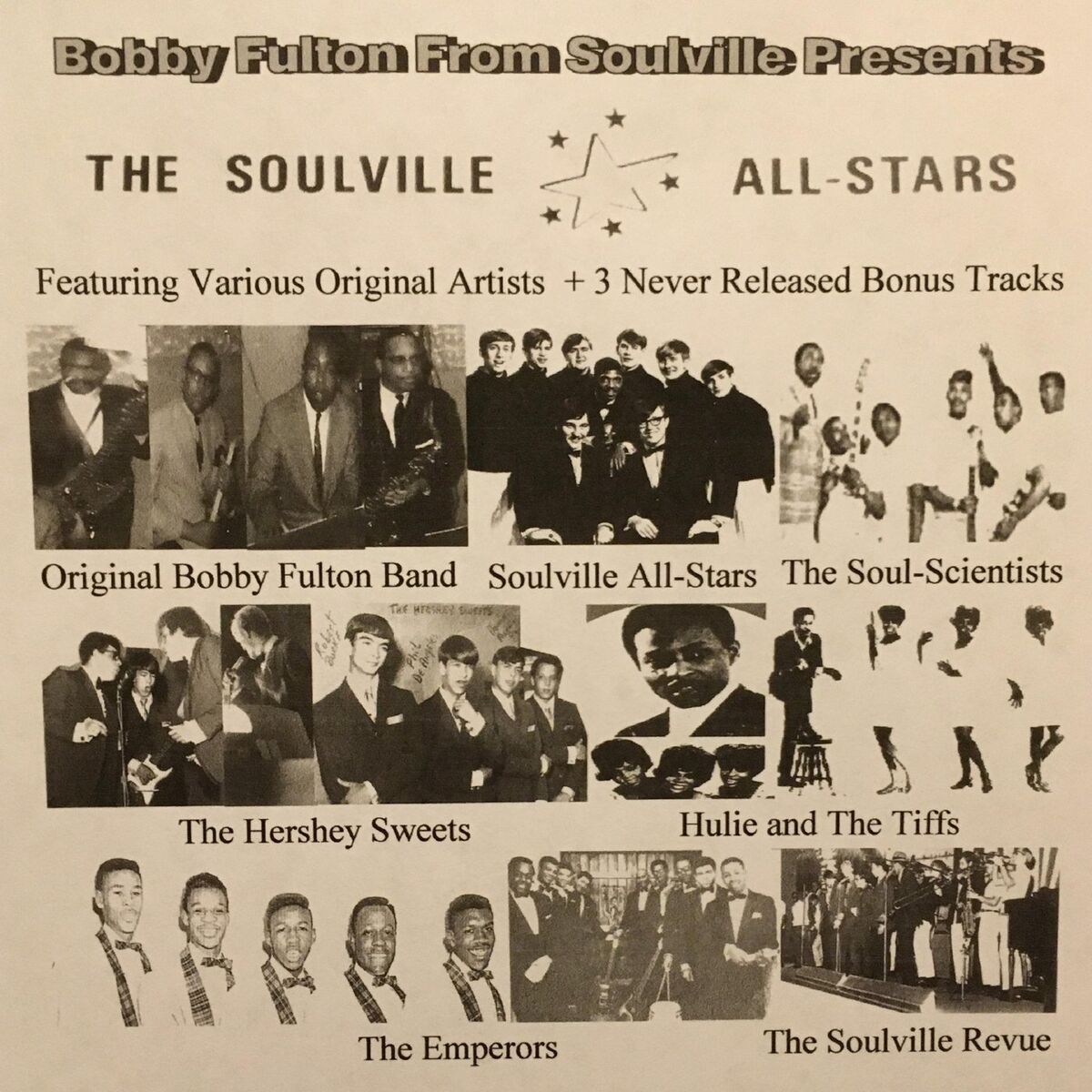 Album cover of Bobby Fulton from Soulville Presents the Soulville All-Stars