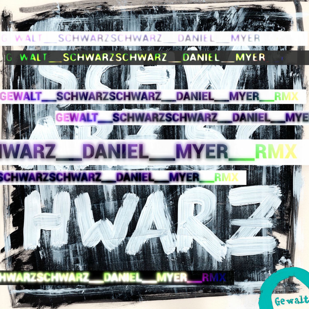 Album cover of Schwarz Schwarz (Daniel Myer Remixes)