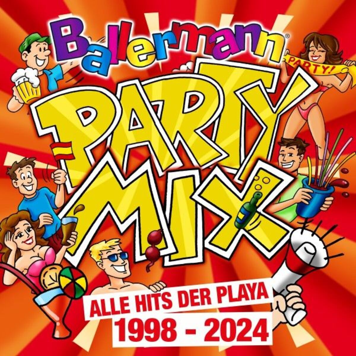 Album cover of Ballermann Party Mix - Alle Hits der Playa 1998 - 2024