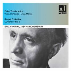 Cover of Tchaikovsky: Violin Concerto in D Major, Op. 35 - Prokofiev: Symphony No. 5 in B-Flat Major, Op. 100 (Live)