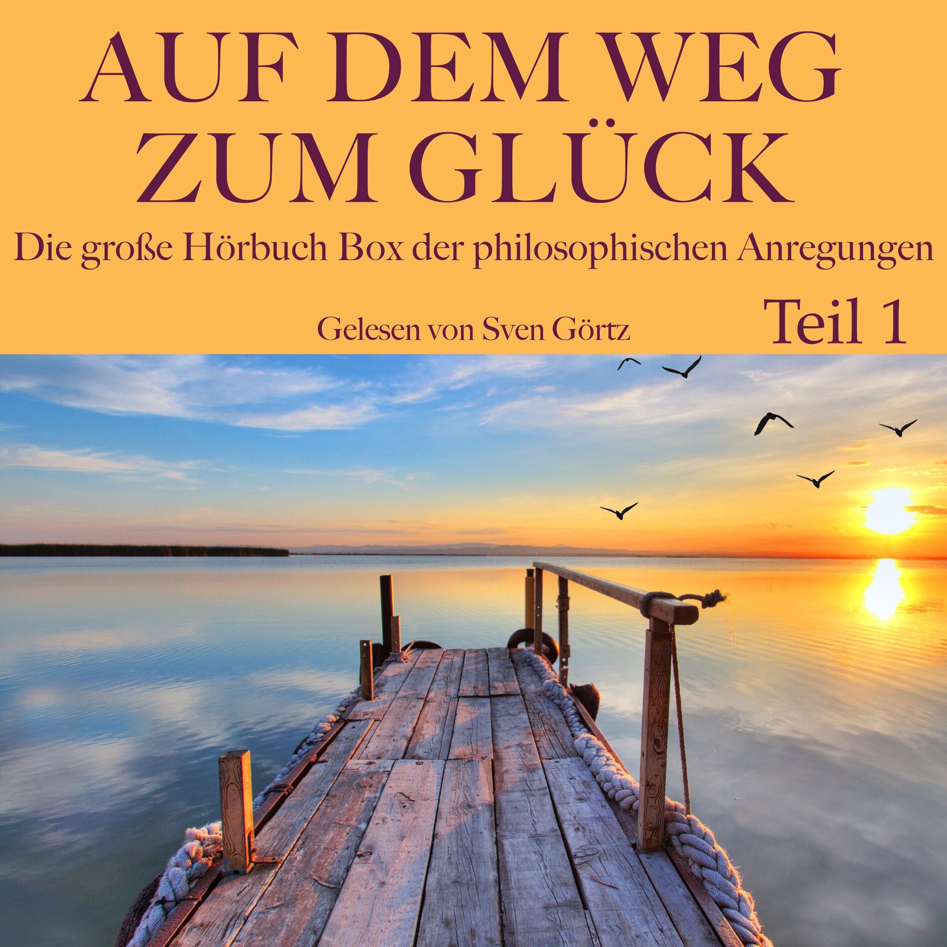 Album cover of Auf dem Weg zum Glück: Die große Hörbuch Box der philosophischen Anregungen, Teil 1 (Seneca, Nietzsche, Lichtenberg und Goethe)