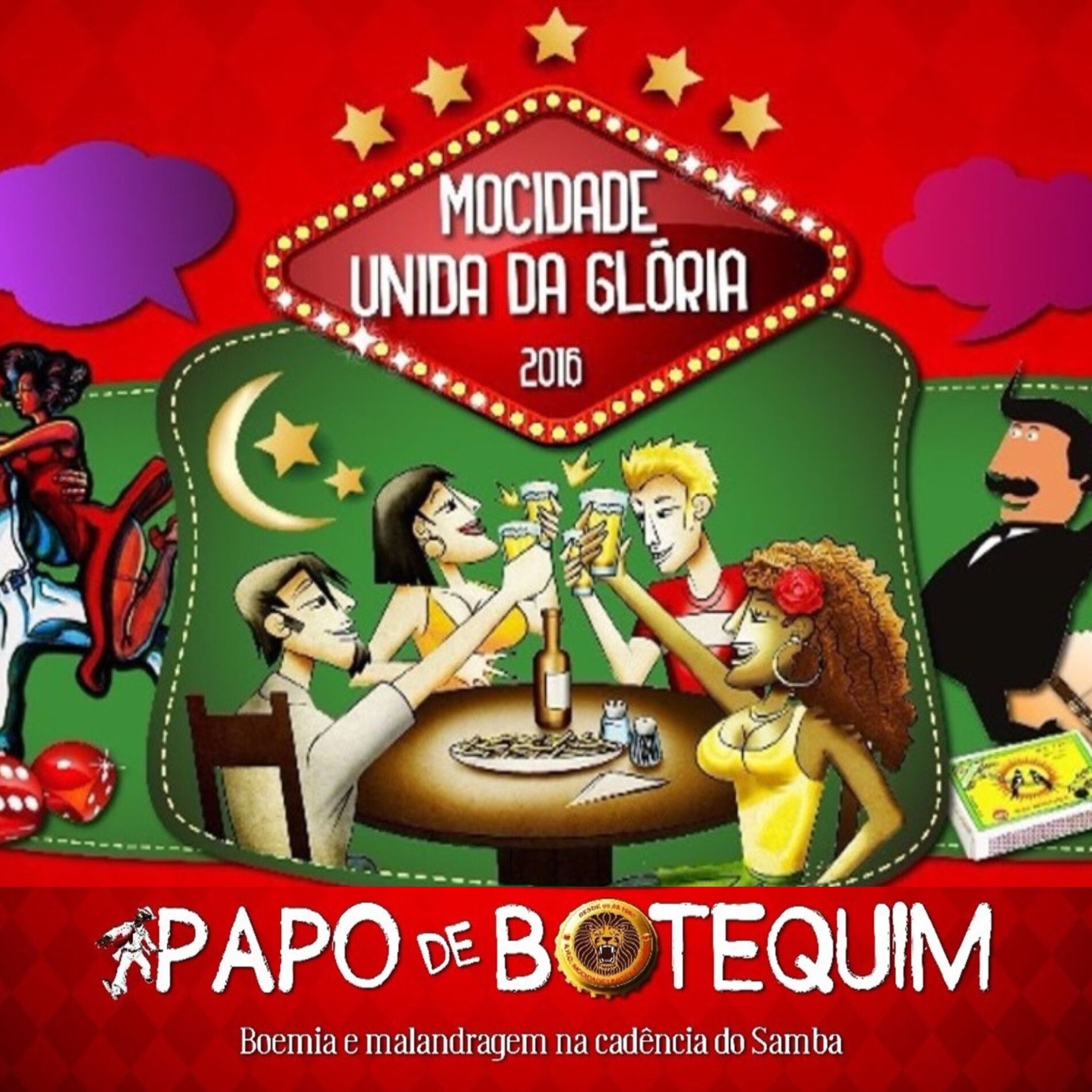 Album cover of Papo de Botequim - Boemia e Malandragem na Cadência do Samba (2016)