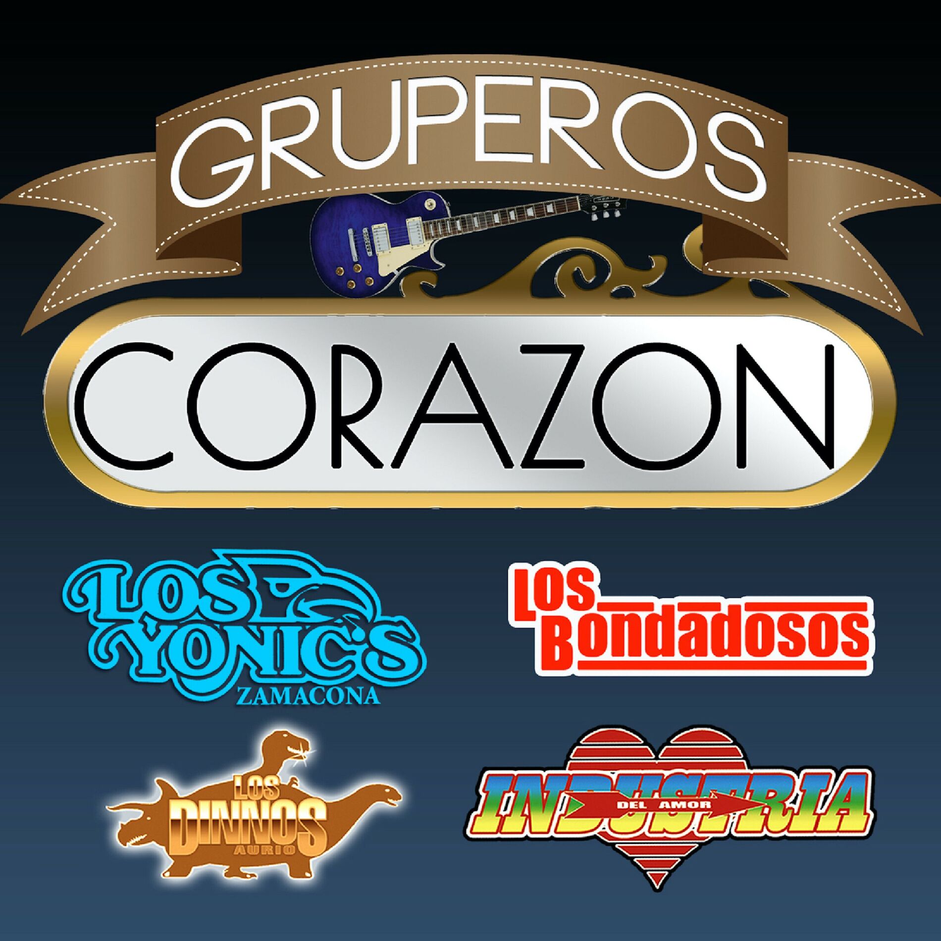 Album cover of Gruperos De Corazon