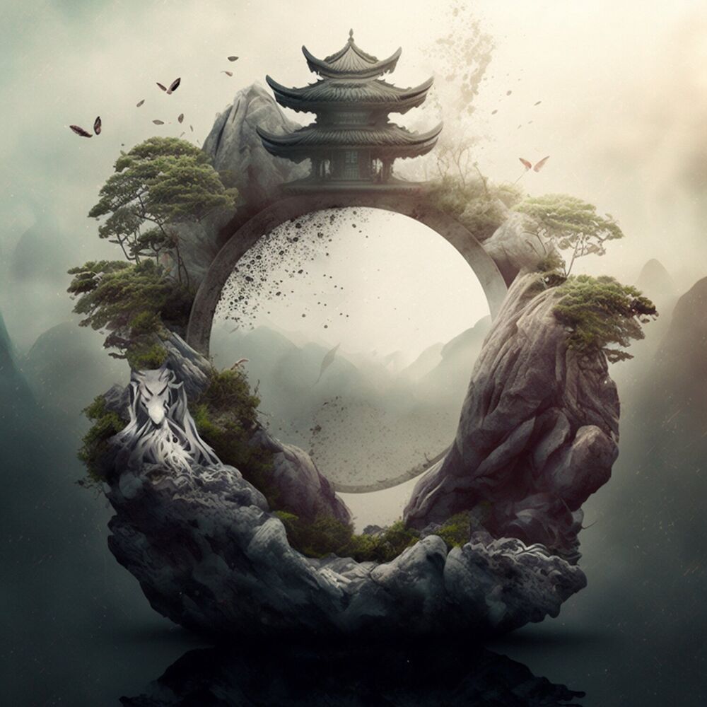Picture of Harmonious Dawn: a New Age Symphony of Serenity