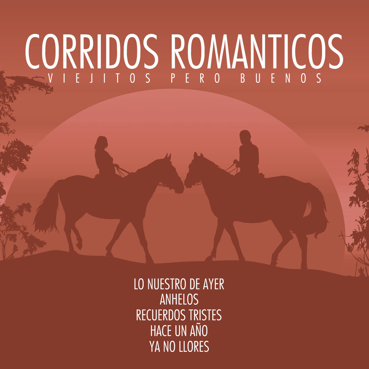 Album cover of Corridos Romanticos, Viejitos Pero Buenos: Lo Nuestro de Ayer, Anhelos, Recuerdos Tristes, Hace un Año, Ya No Llores