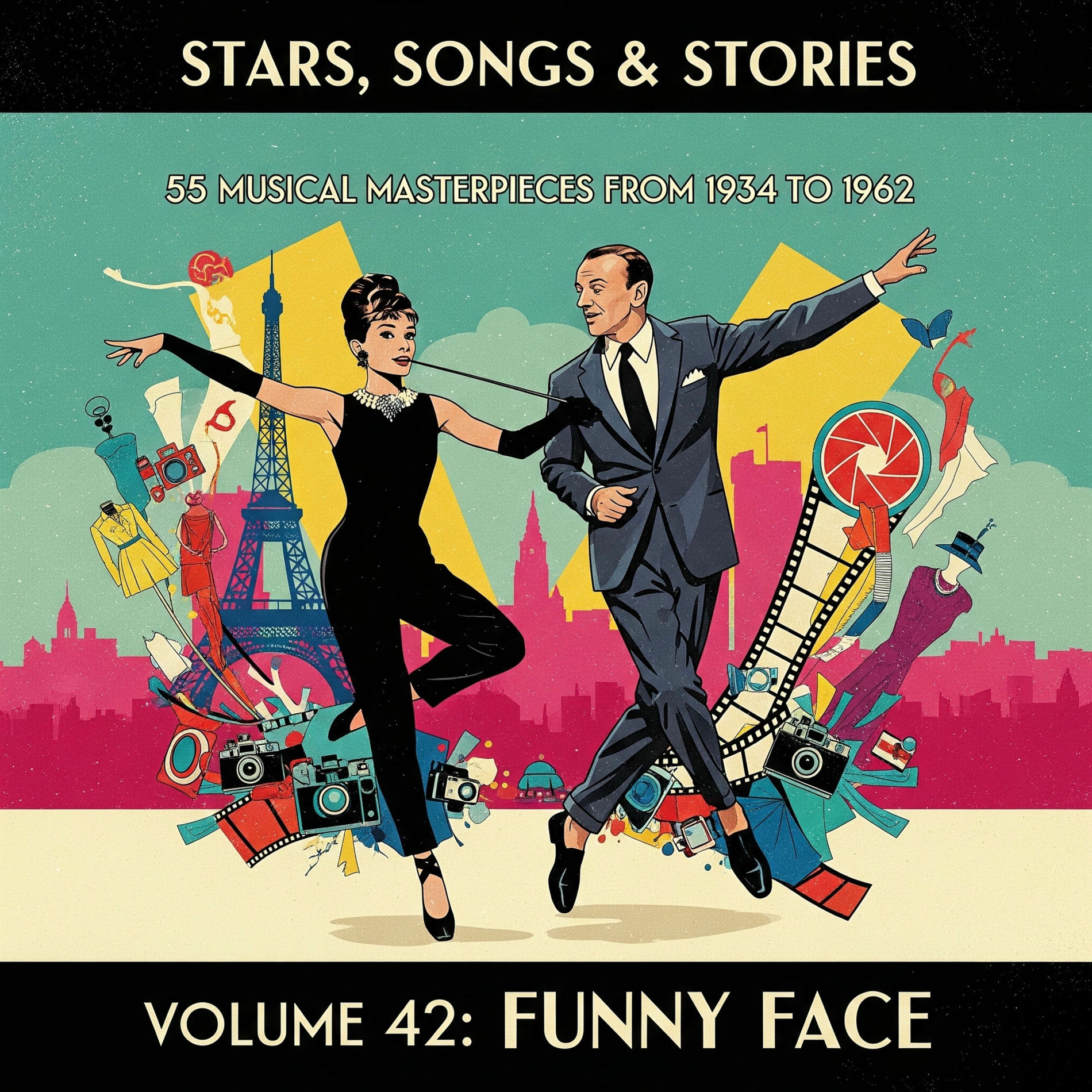 Album cover of Stars, Songs & Stories - 55 Musical Masterpieces from 1934 to 1962 - Volume 42: Funny Face
