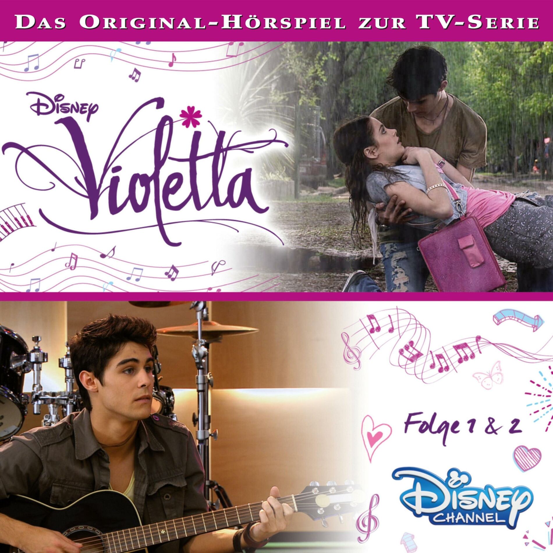 Album cover of Violetta: Folge 01 & 02 (Hörspiel zur Disney TV-Serie)