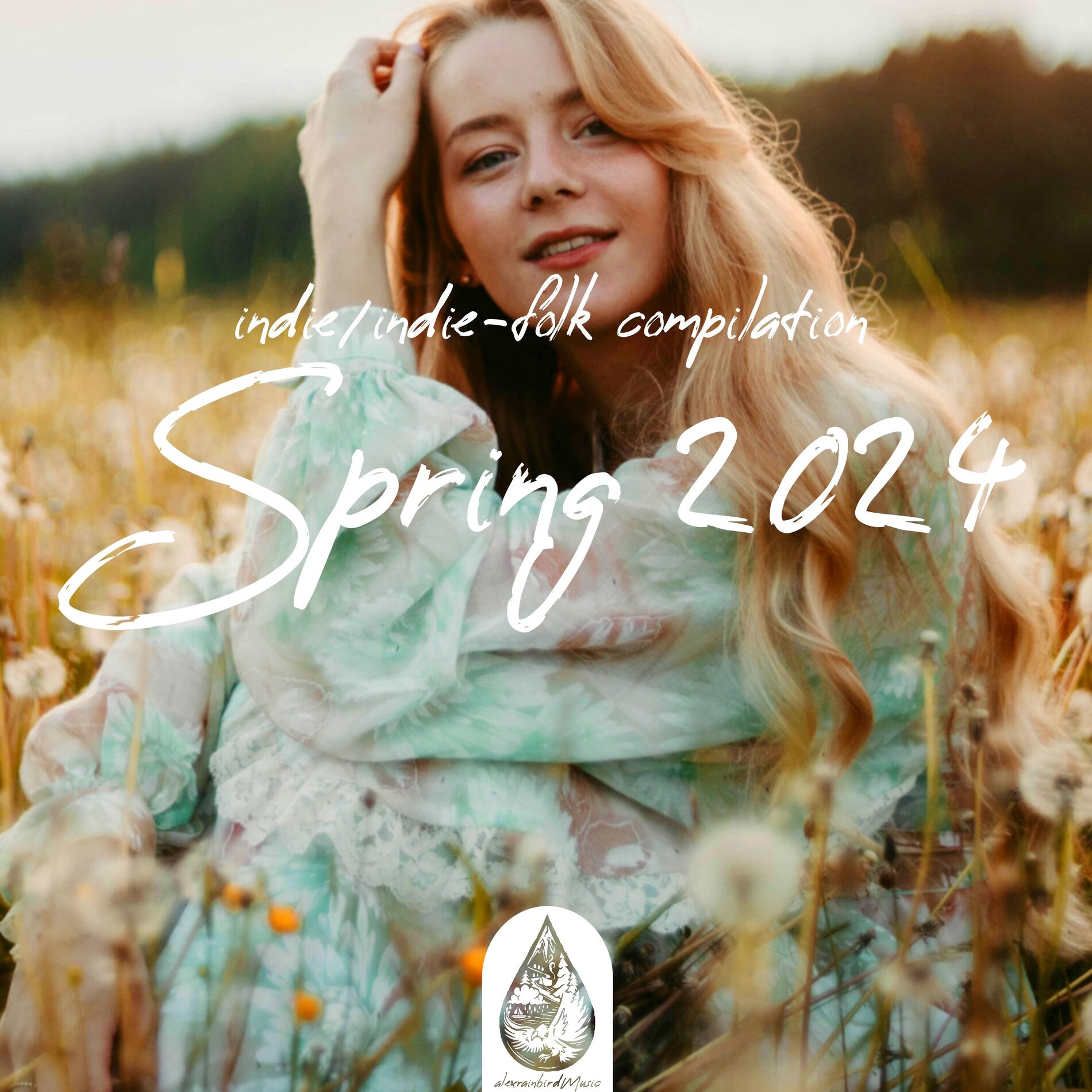 Album cover of Indie/Indie-Folk Compilation - Spring 2024 (Alexrainbirdmusic)