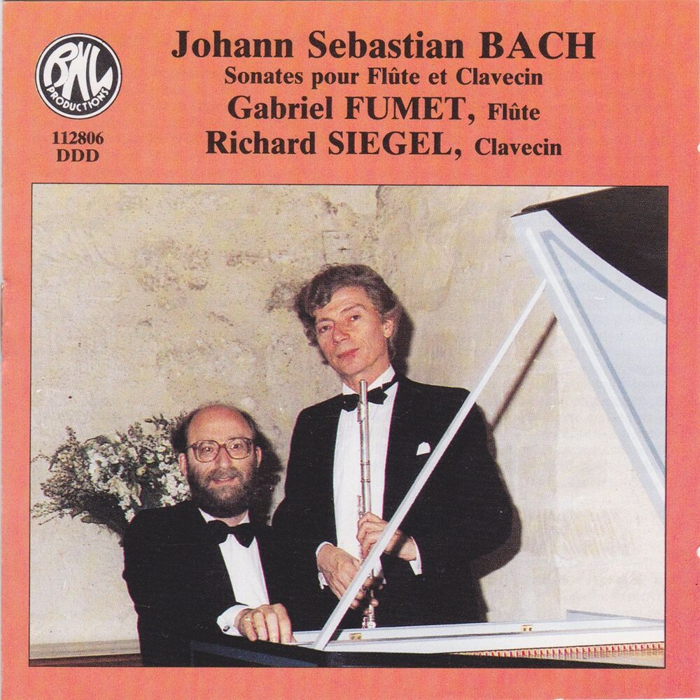 Picture of Bach: Sonates pour flûte et clavecin